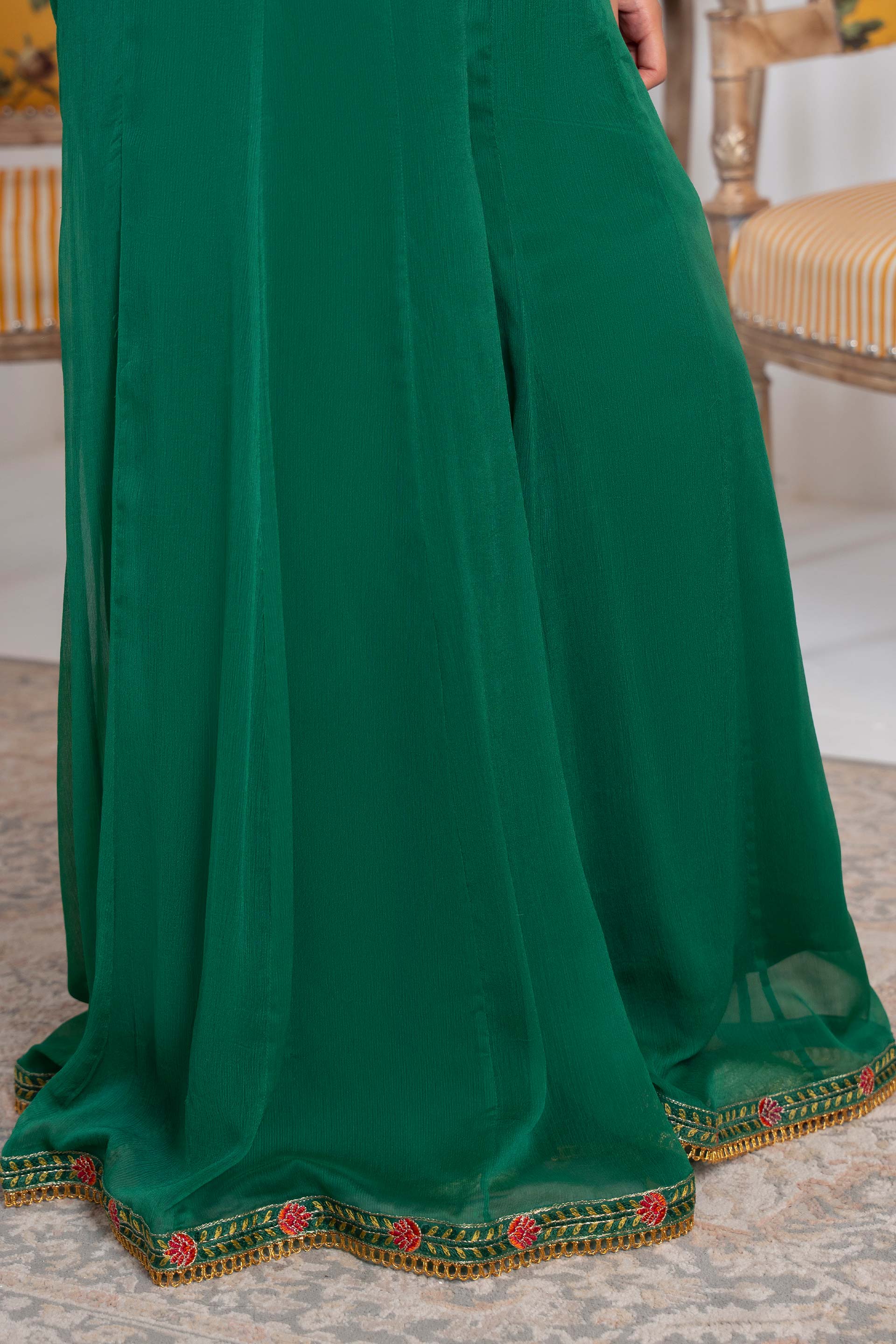 1 Piece Chiffon Sharara (FZ0891)