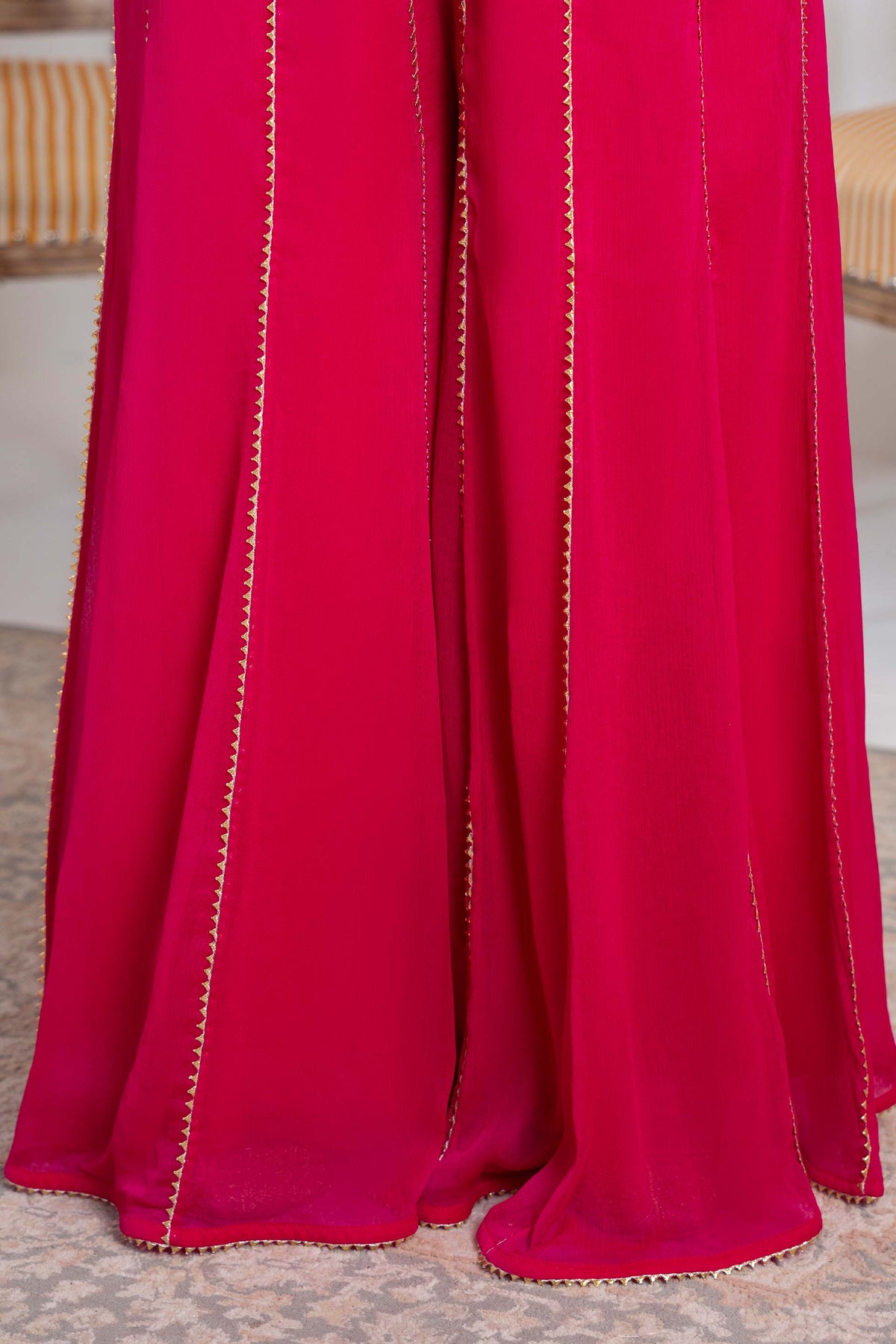 1 Piece Poly Chiffon Sharara (FZ0892)