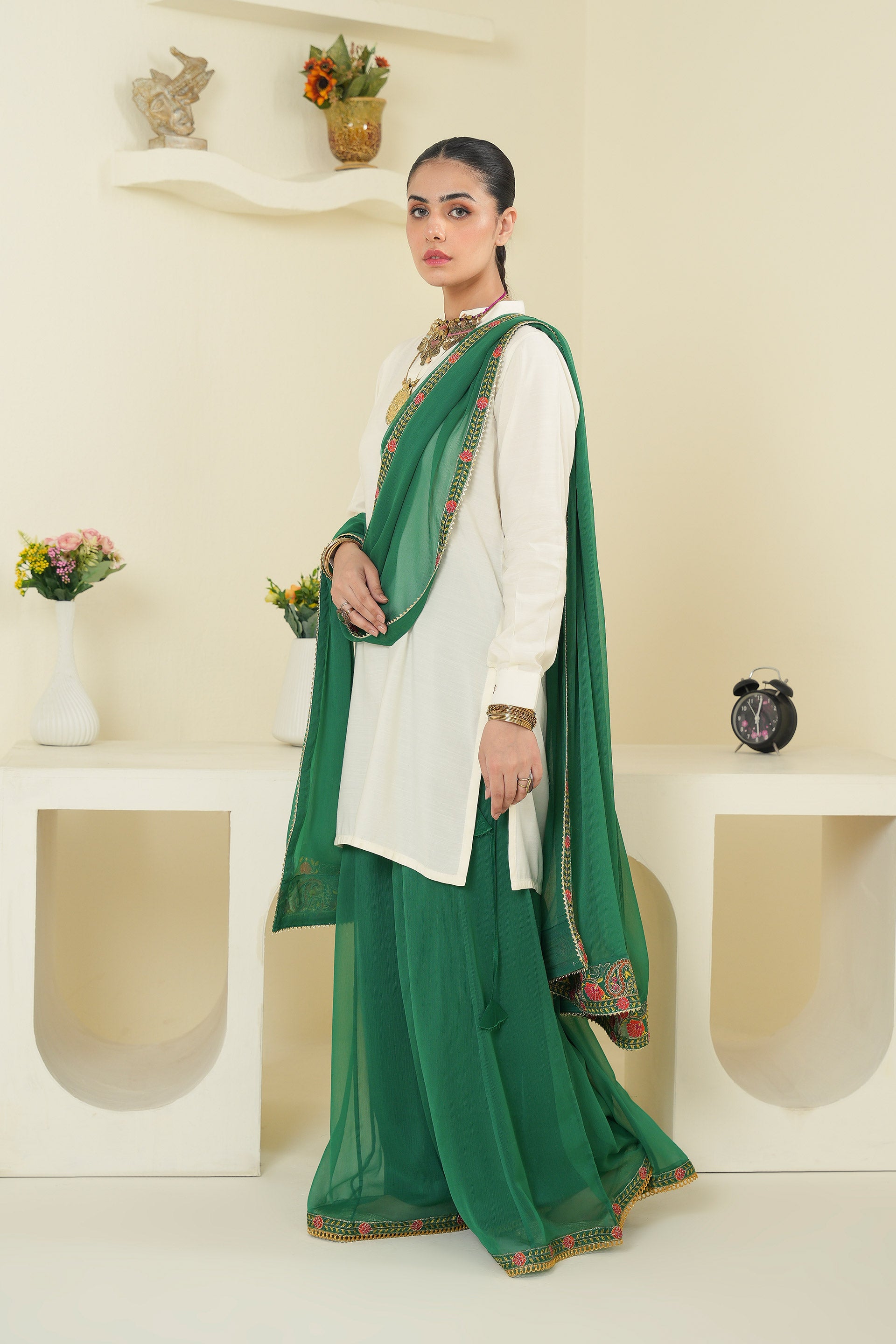 1 Piece Chiffon Dupatta (FZ0895)