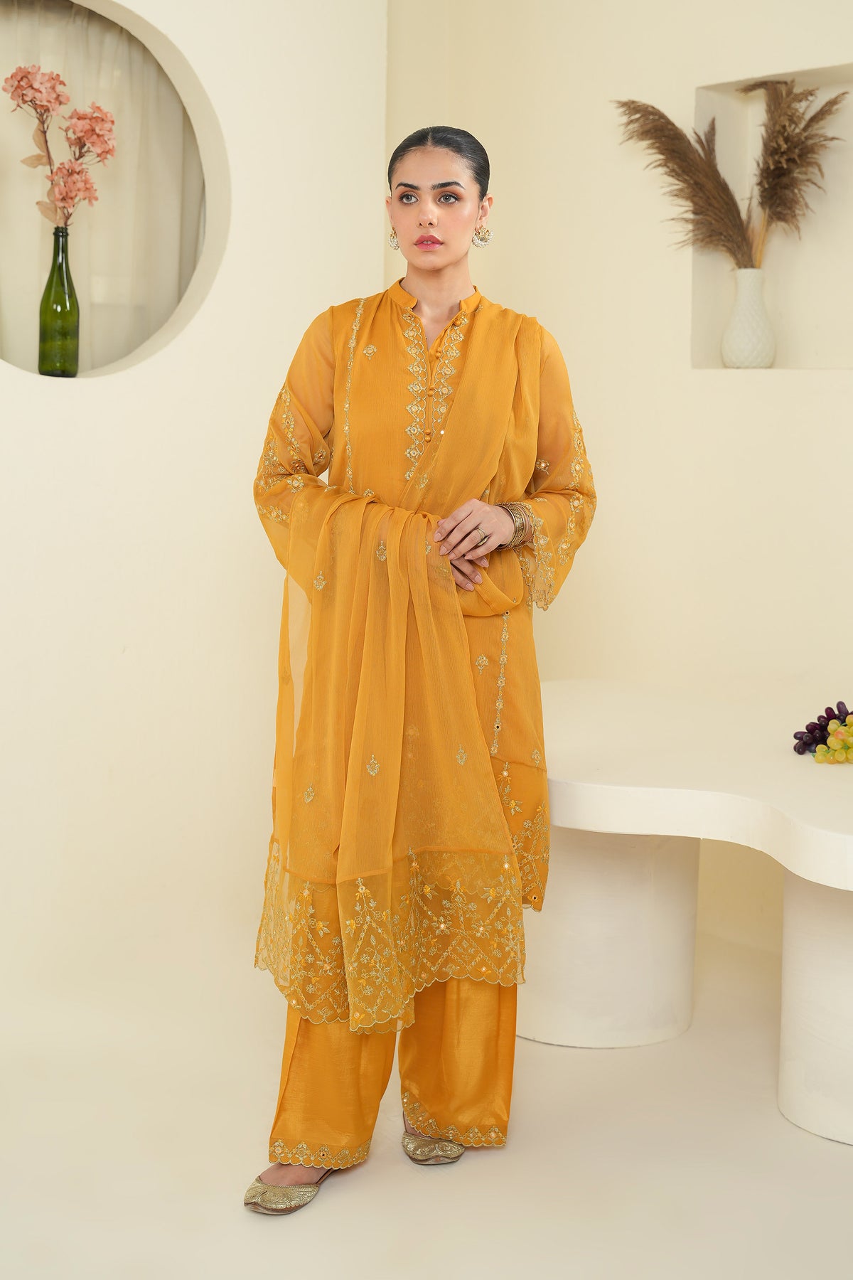 1 Piece Chiffon Dupatta (FZ0898)