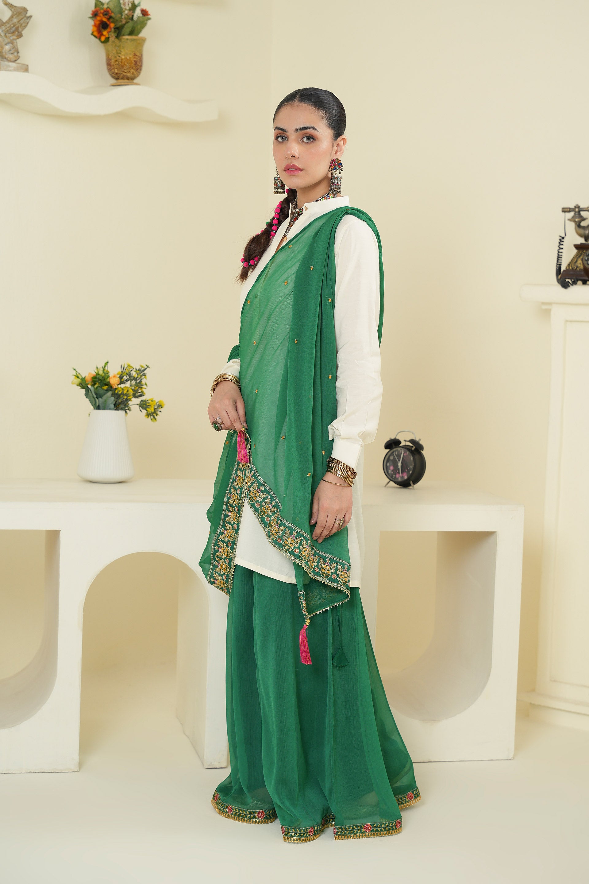 1 Piece Chiffon Dupatta (FZ0906)