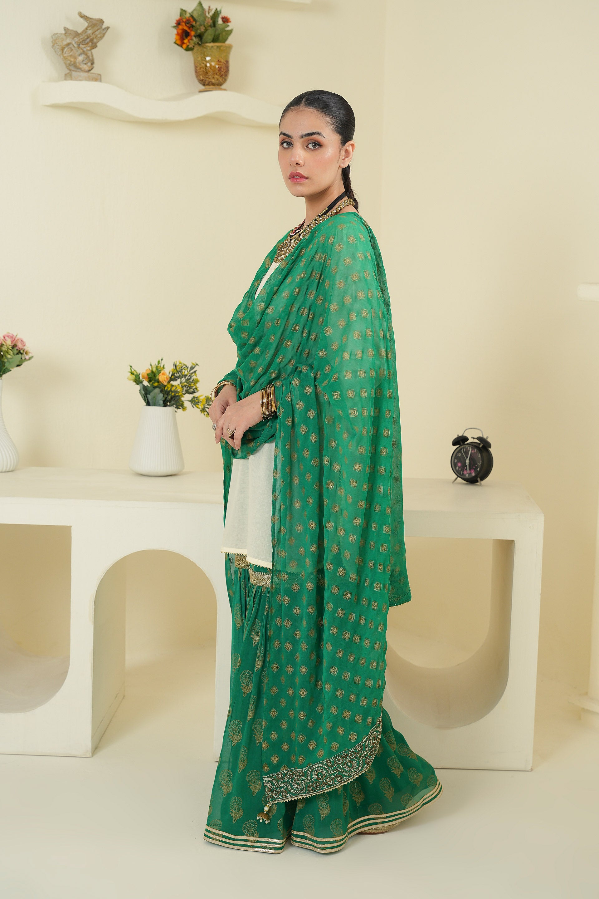 1 Piece Chiffon Dupatta (FZ0907)