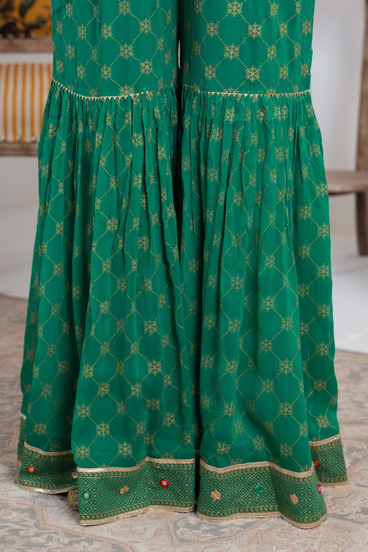 1 Piece Chiffon Gharara (FZ0910)