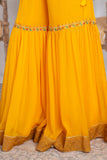 1 Piece Printed Chiffon Gharara (FZ0912)