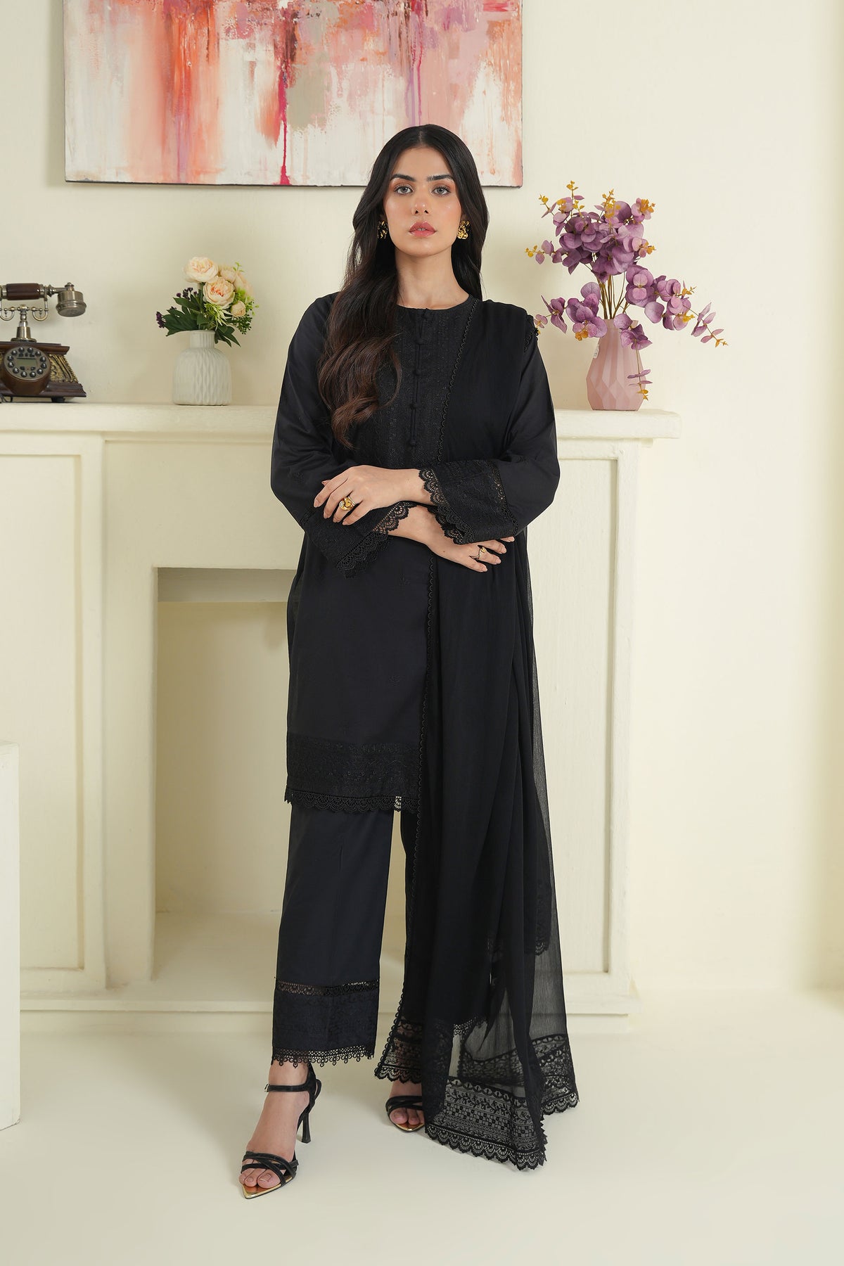 1 Piece Chiffon Dupatta (FZ0922)