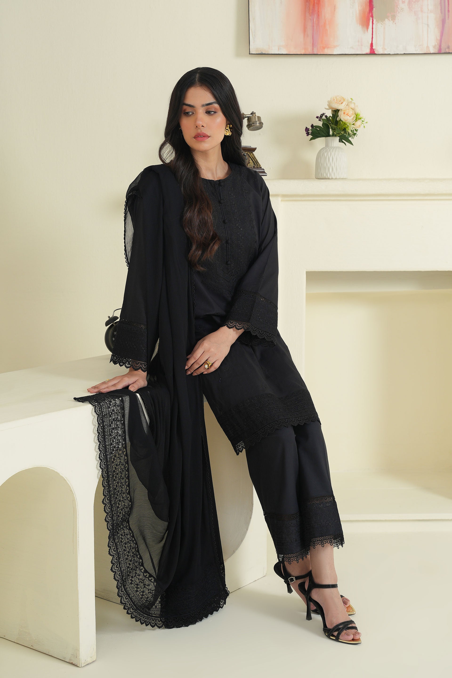 1 Piece Chiffon Dupatta (FZ0922)