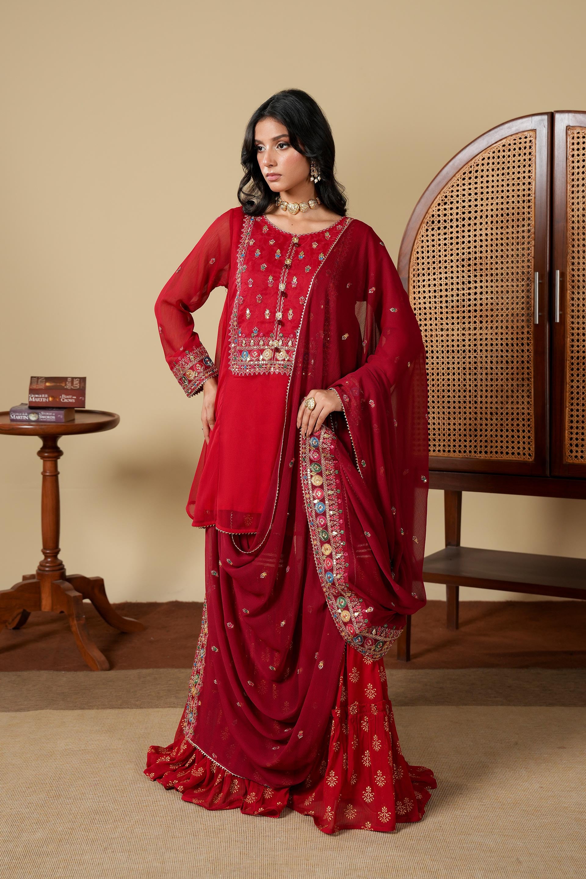 1 Piece Chiffon Dupatta (FZ0934)