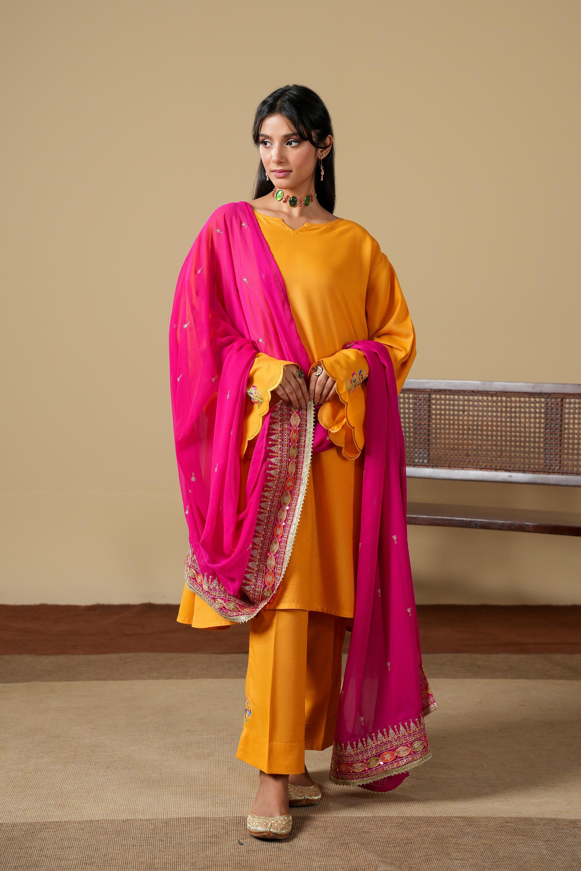 1 Piece Chiffon Dupatta (FZ0935)