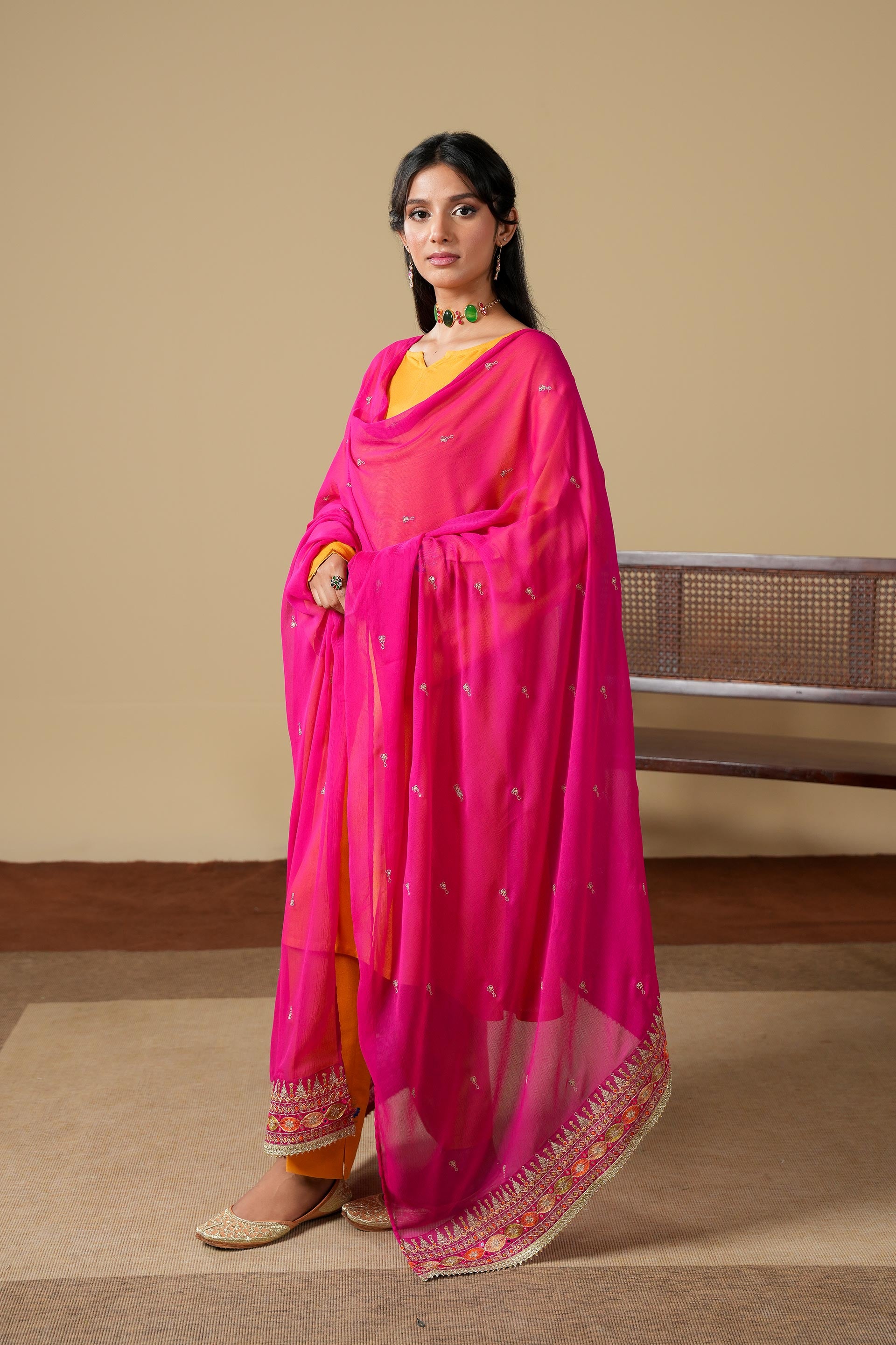 1 Piece Chiffon Dupatta (FZ0935)