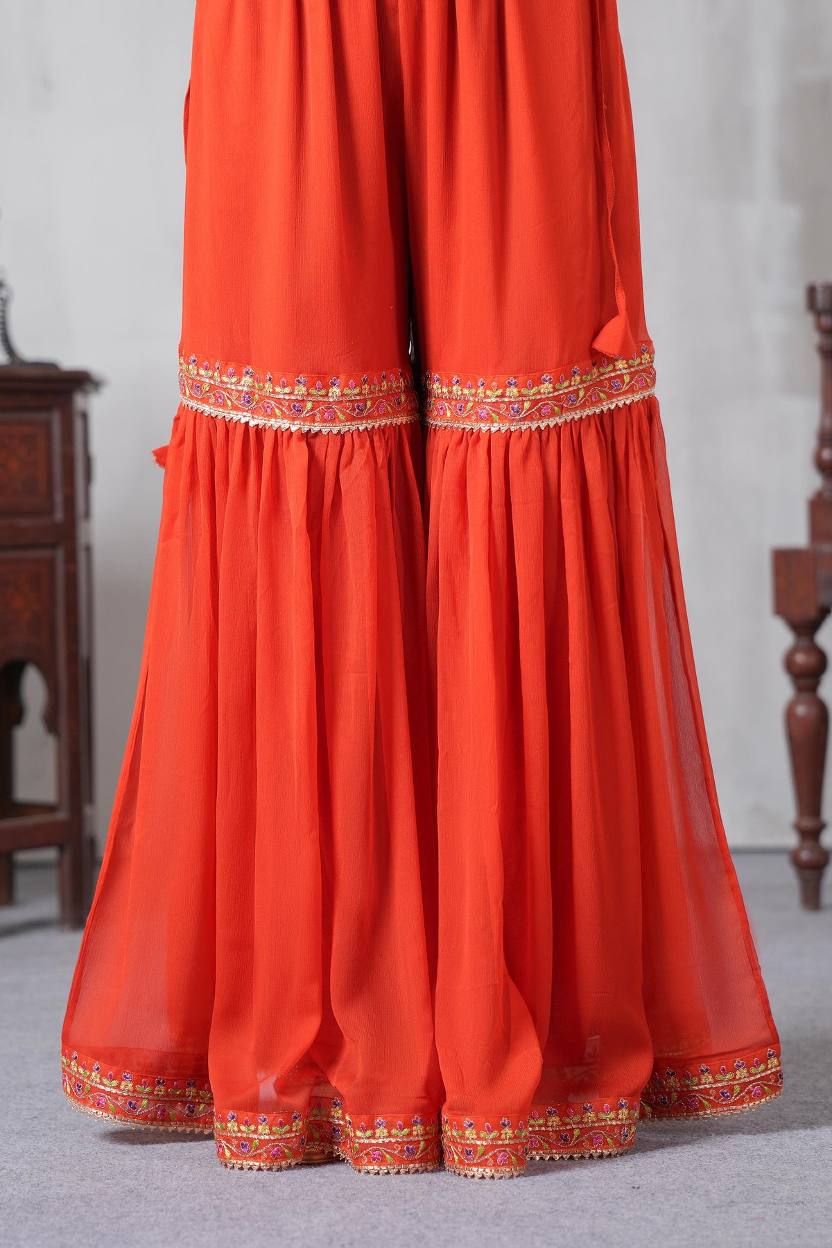 1 Piece Chiffon Gharara (FZ0936)
