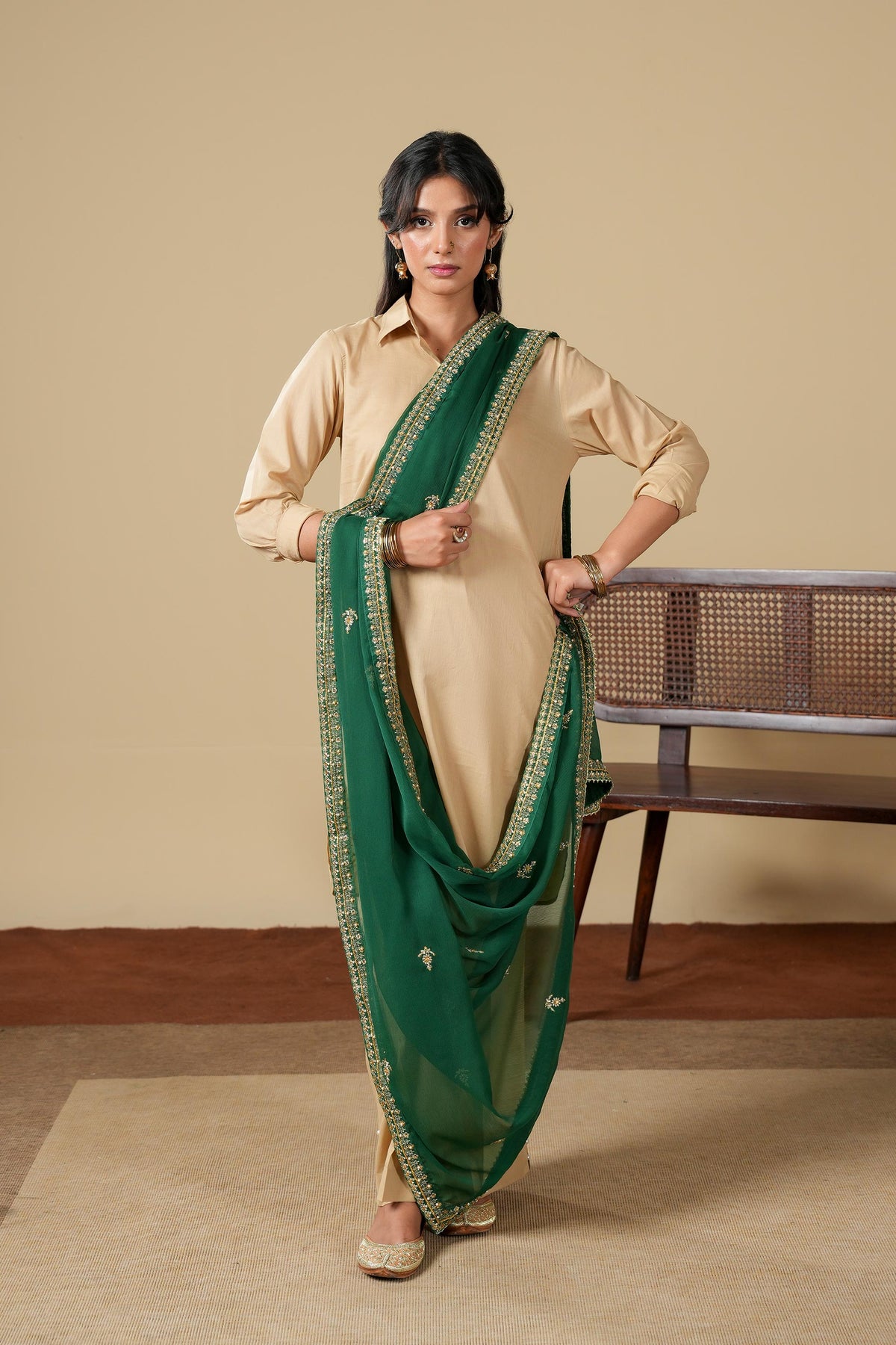 1 Piece Chiffon Dupatta (FZ0938)