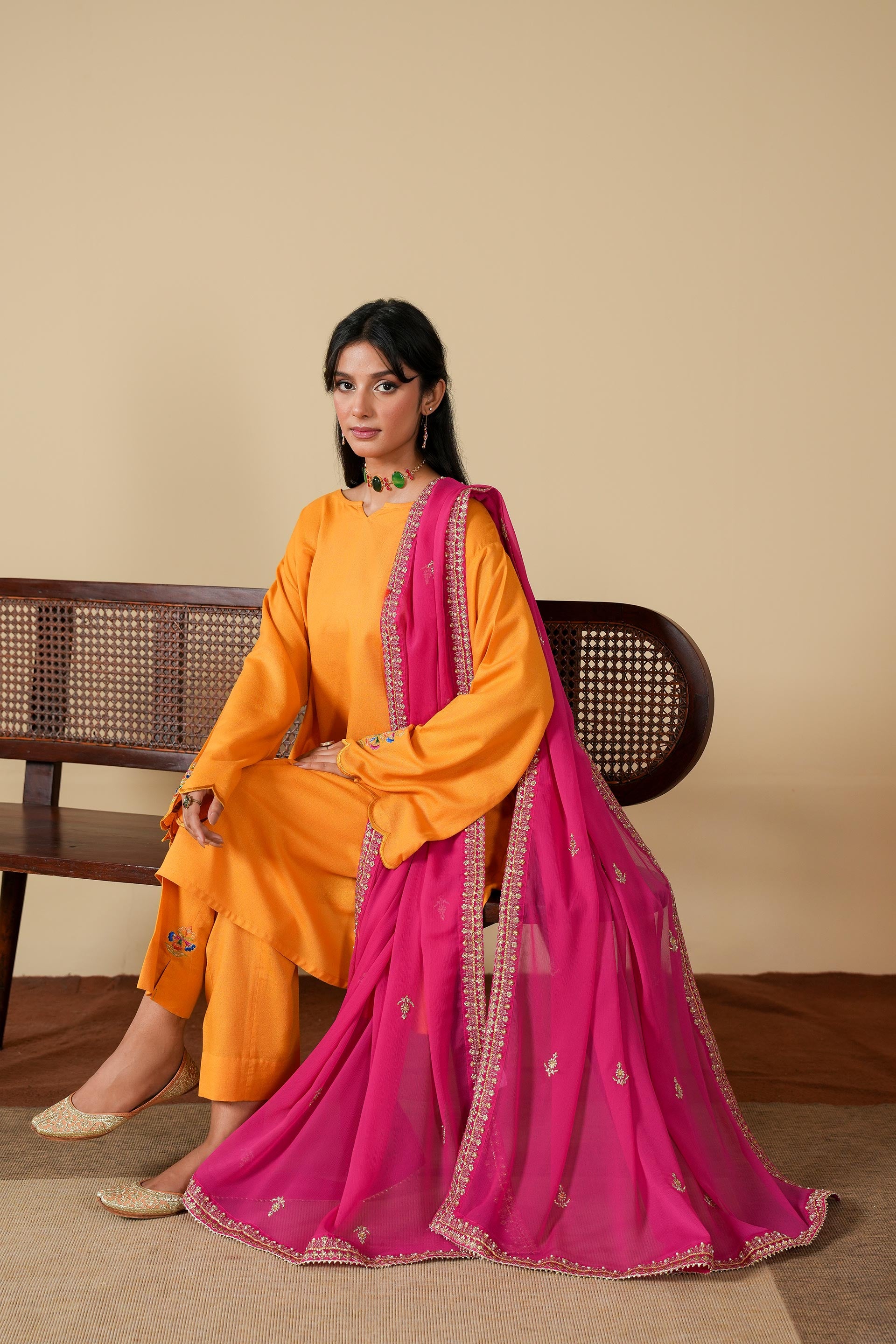 1 Piece Chiffon Dupatta (FZ0939)