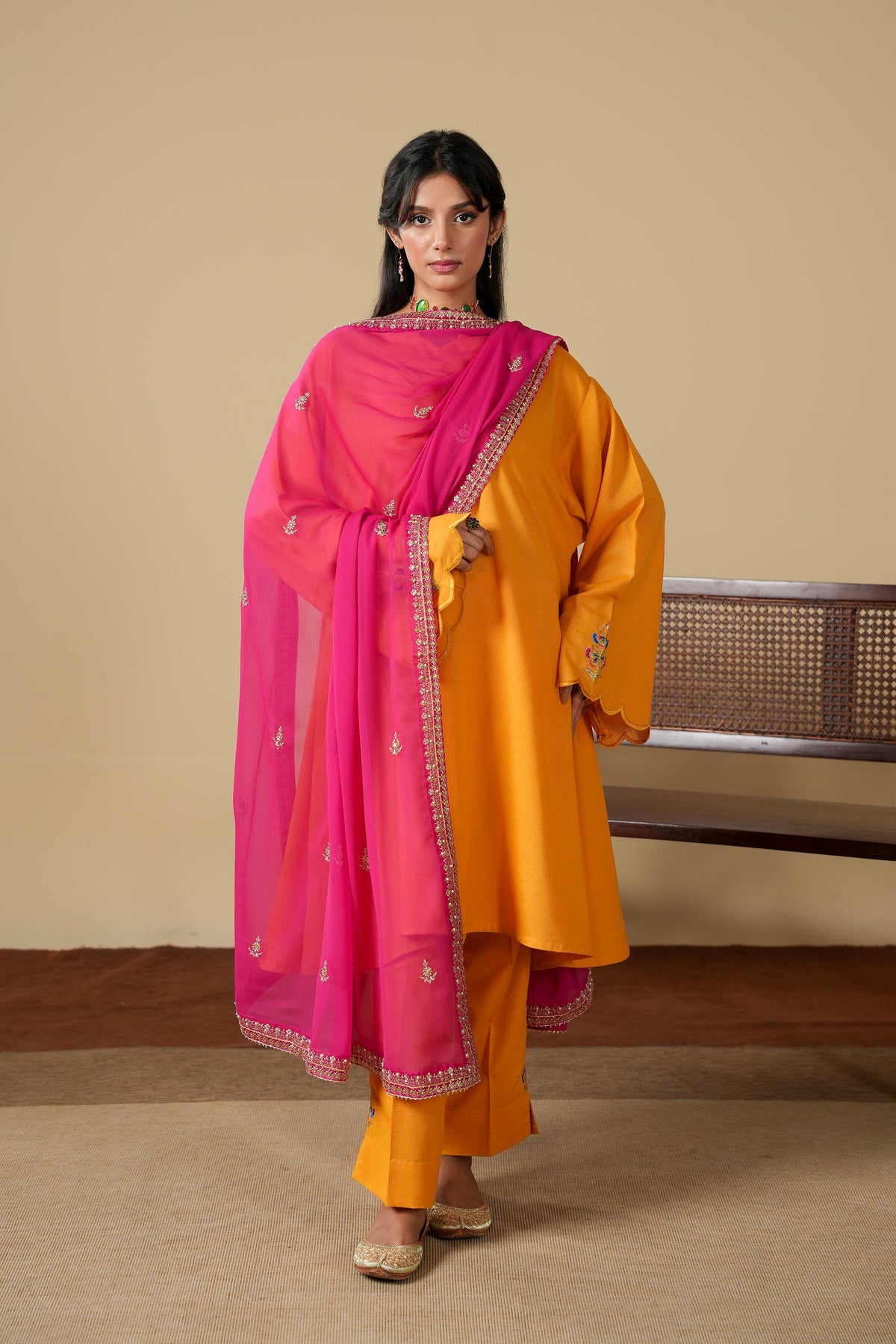 1 Piece Chiffon Dupatta (FZ0939)