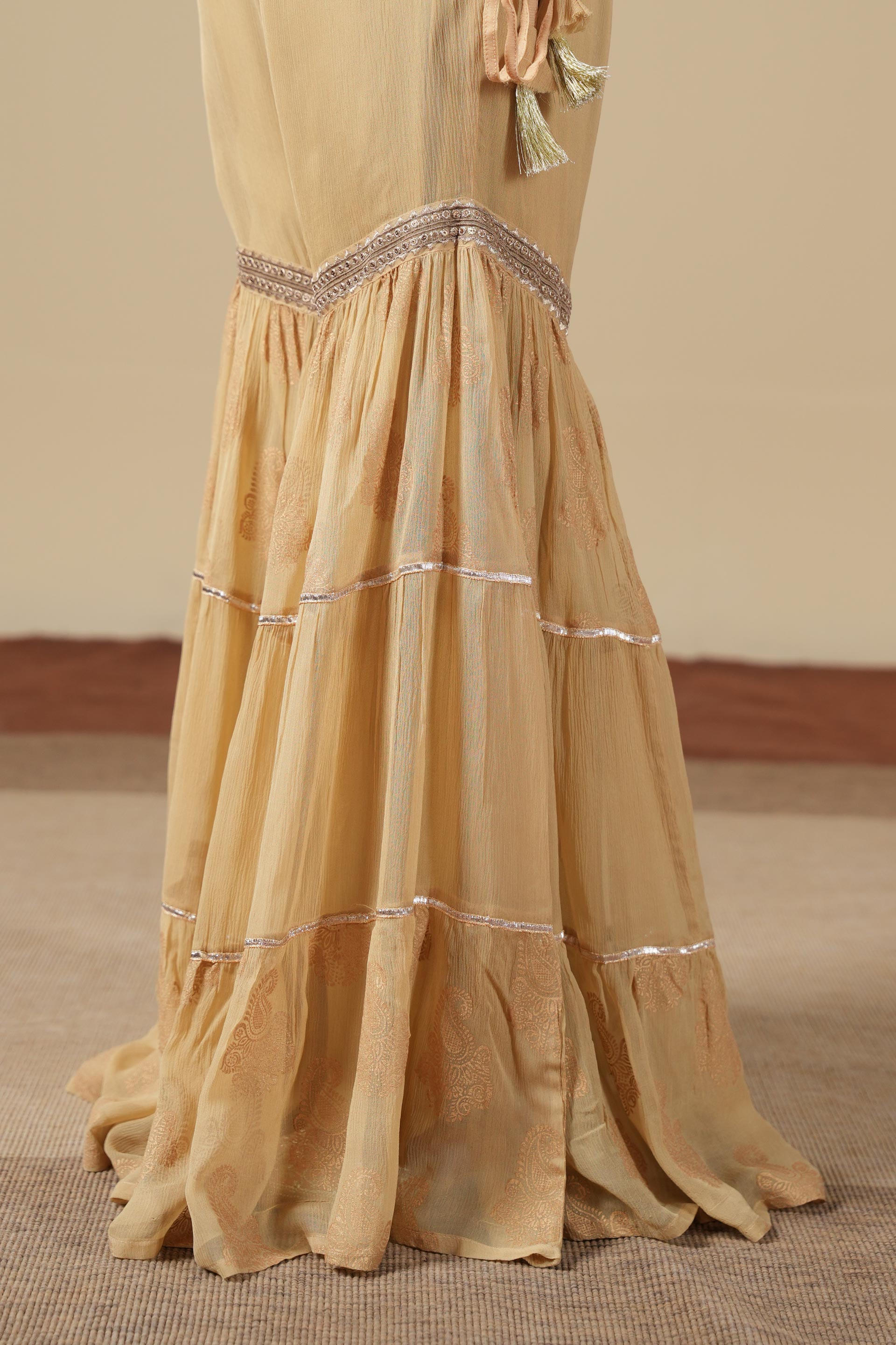 1 Piece Chiffon Gharara (FZ0941)