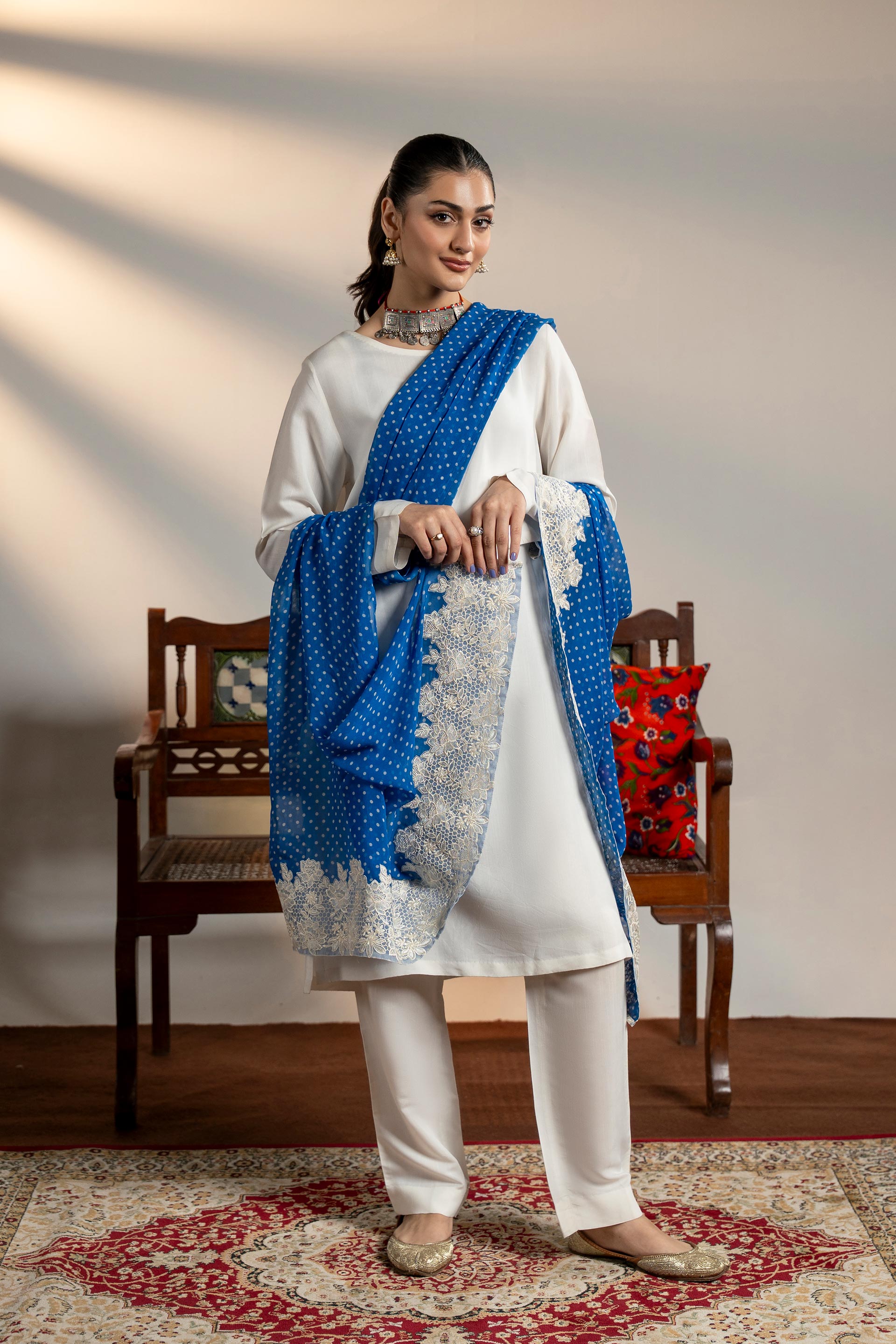 1 Piece Chiffon Dupatta (FZ0944)