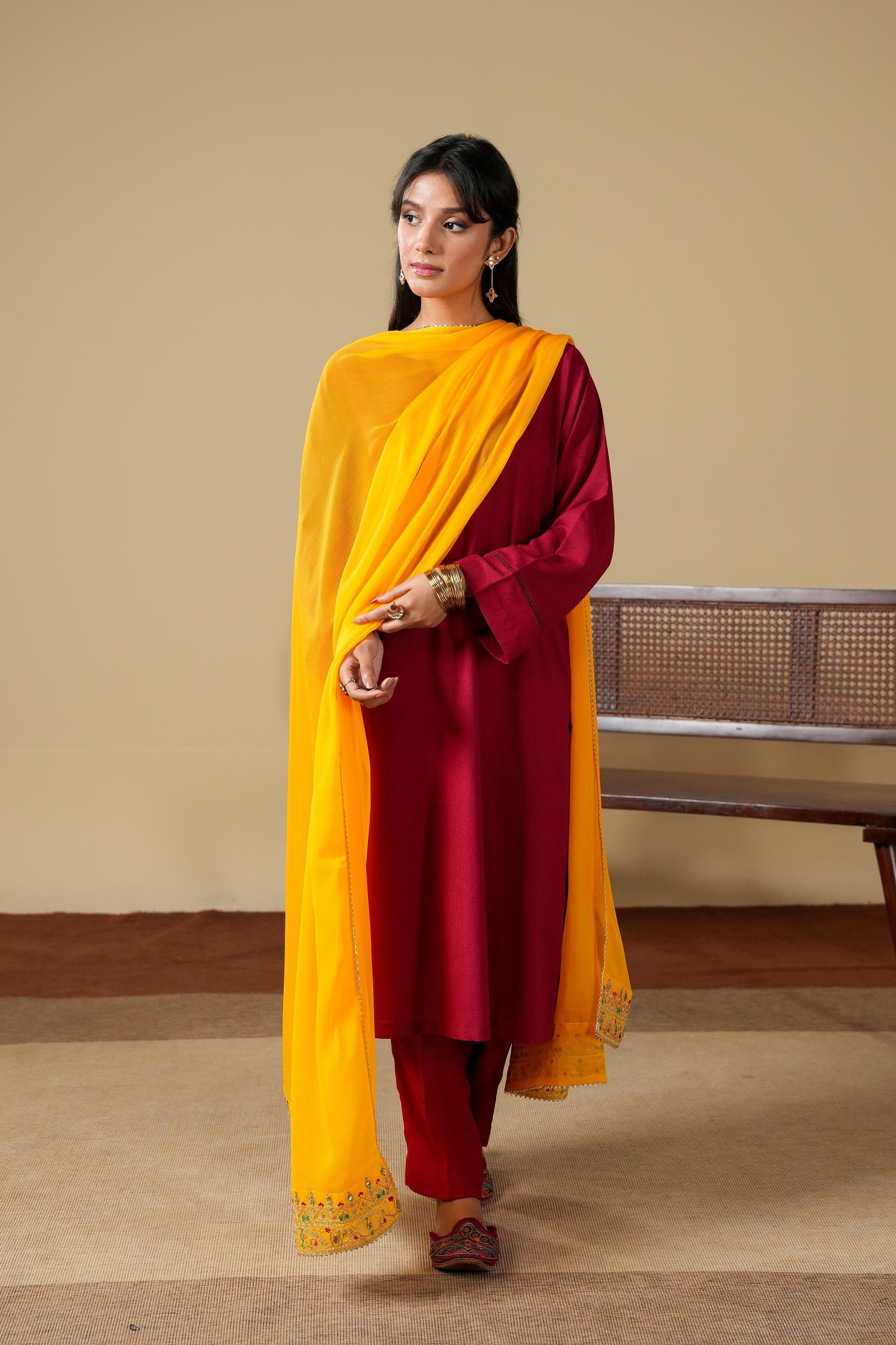 1 Piece Chiffon Dupatta (FZ0948)
