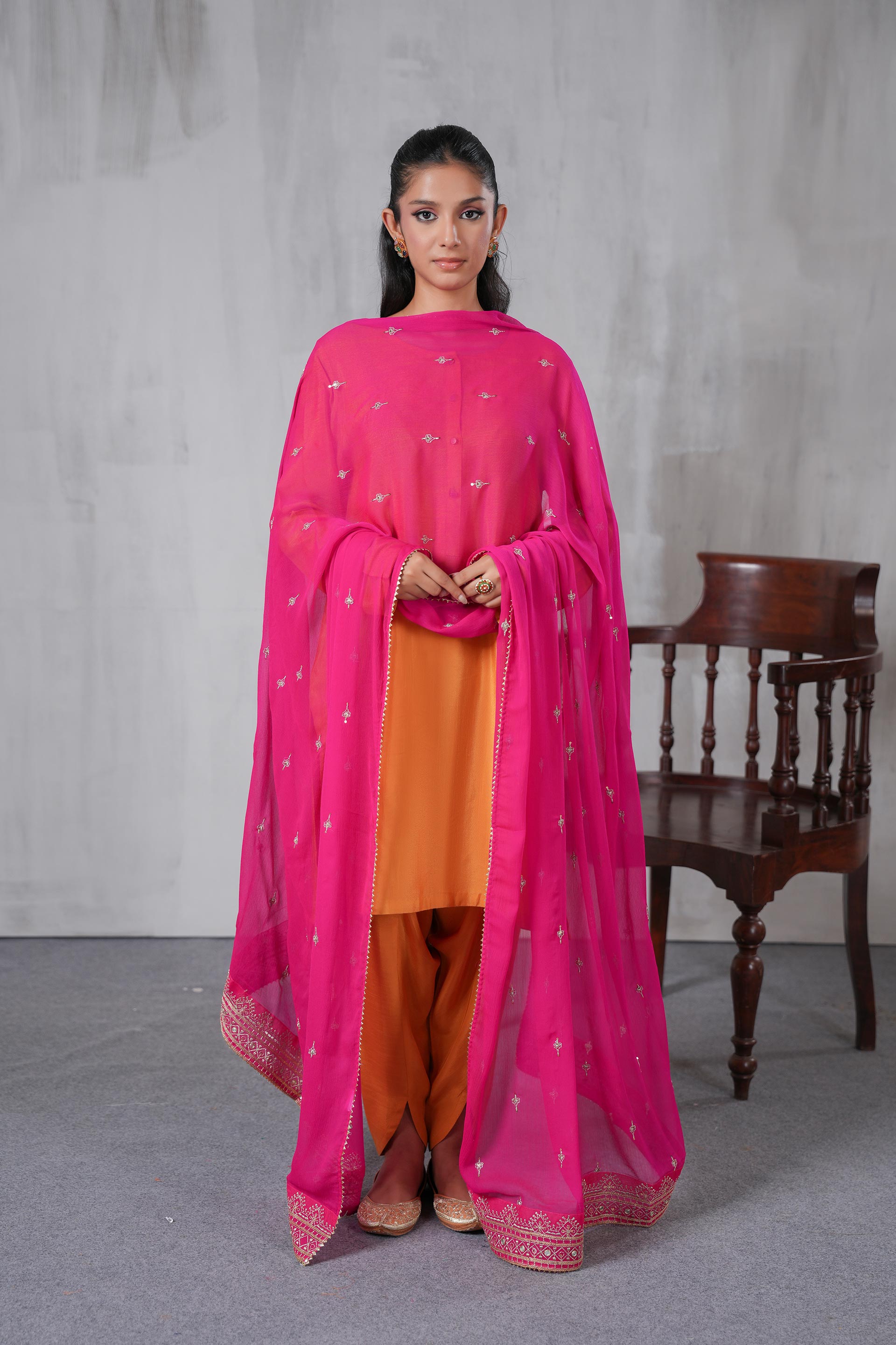 1 Piece Chiffon Dupatta (FZ0952)