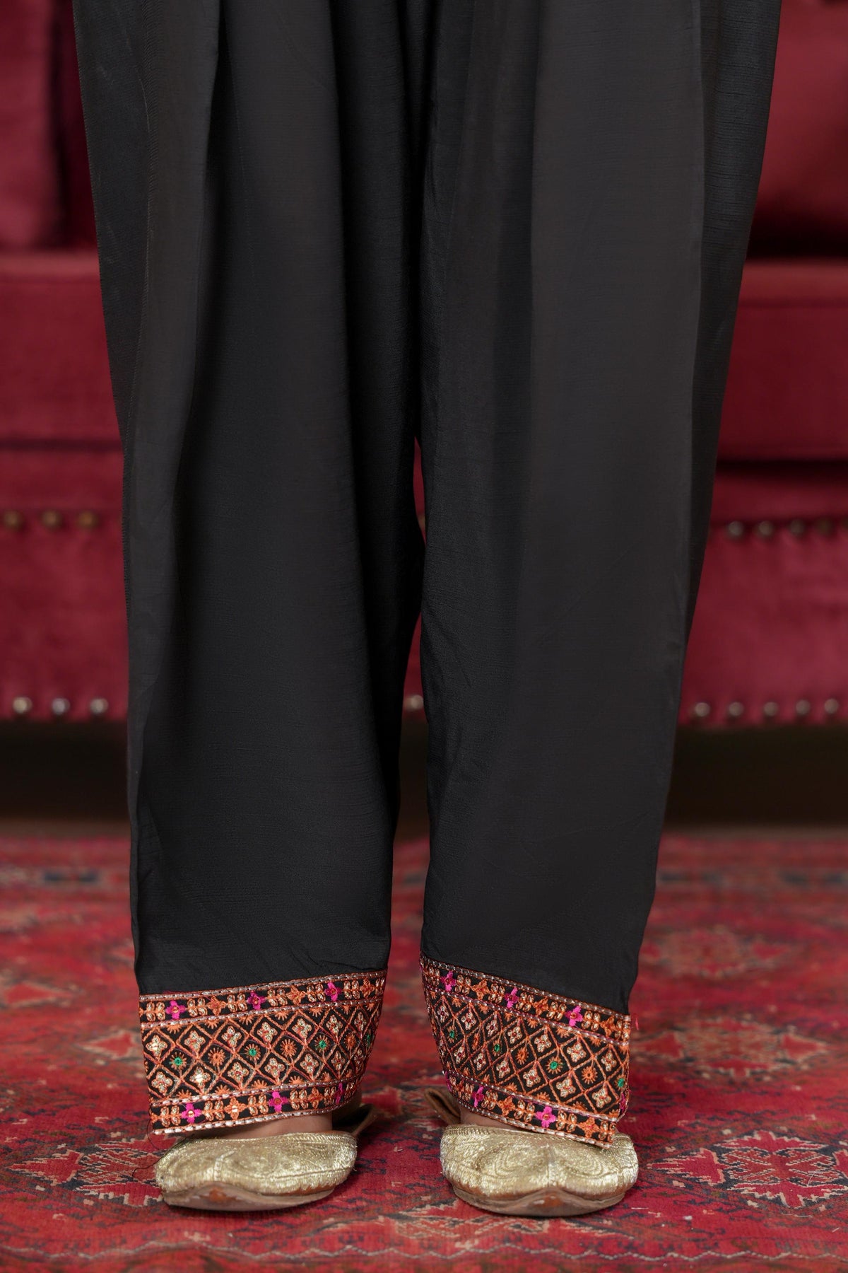 1 Piece Raw Silk Shalwar (FZ0958)