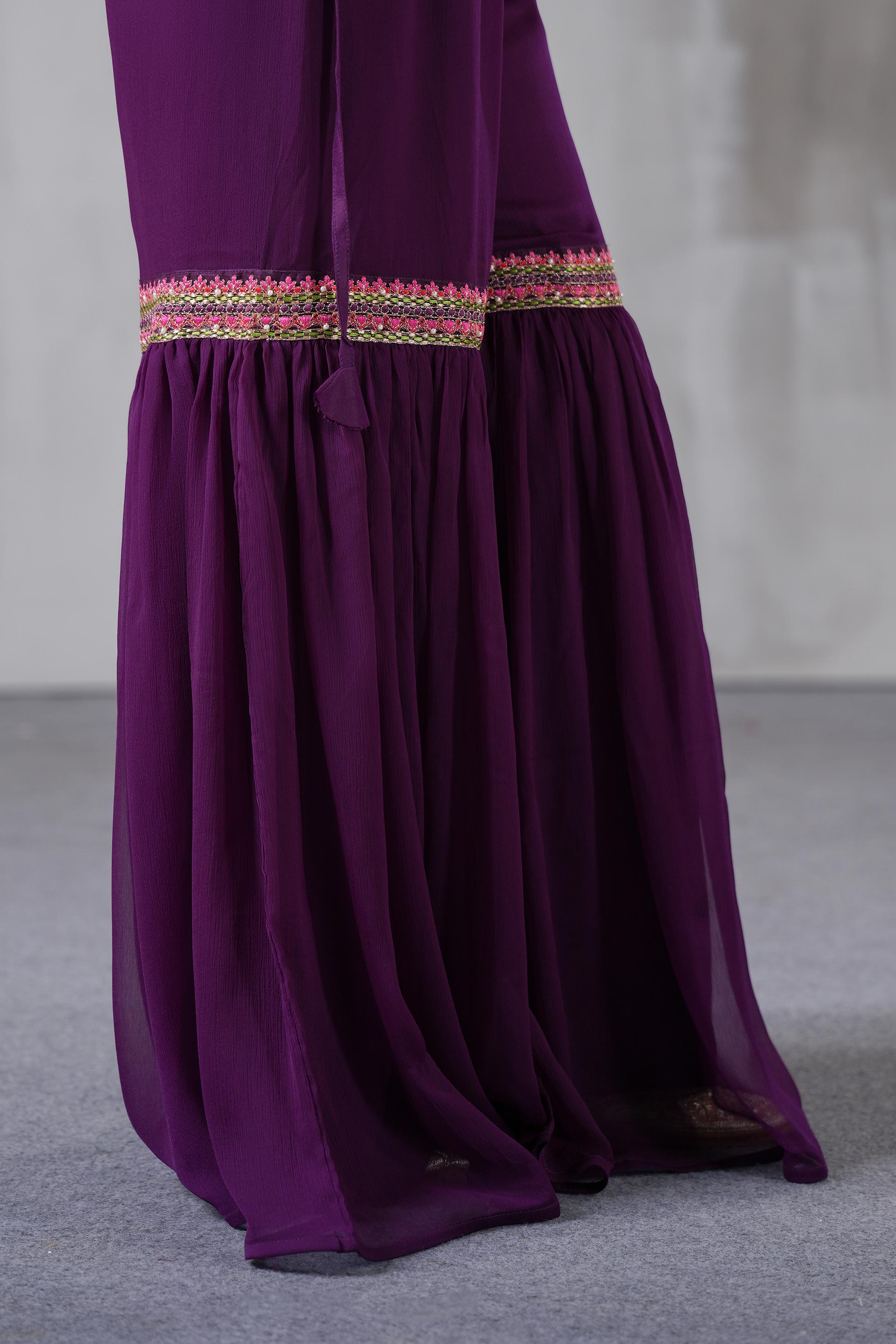 1 Piece Chiffon Gharara (FZ0959)