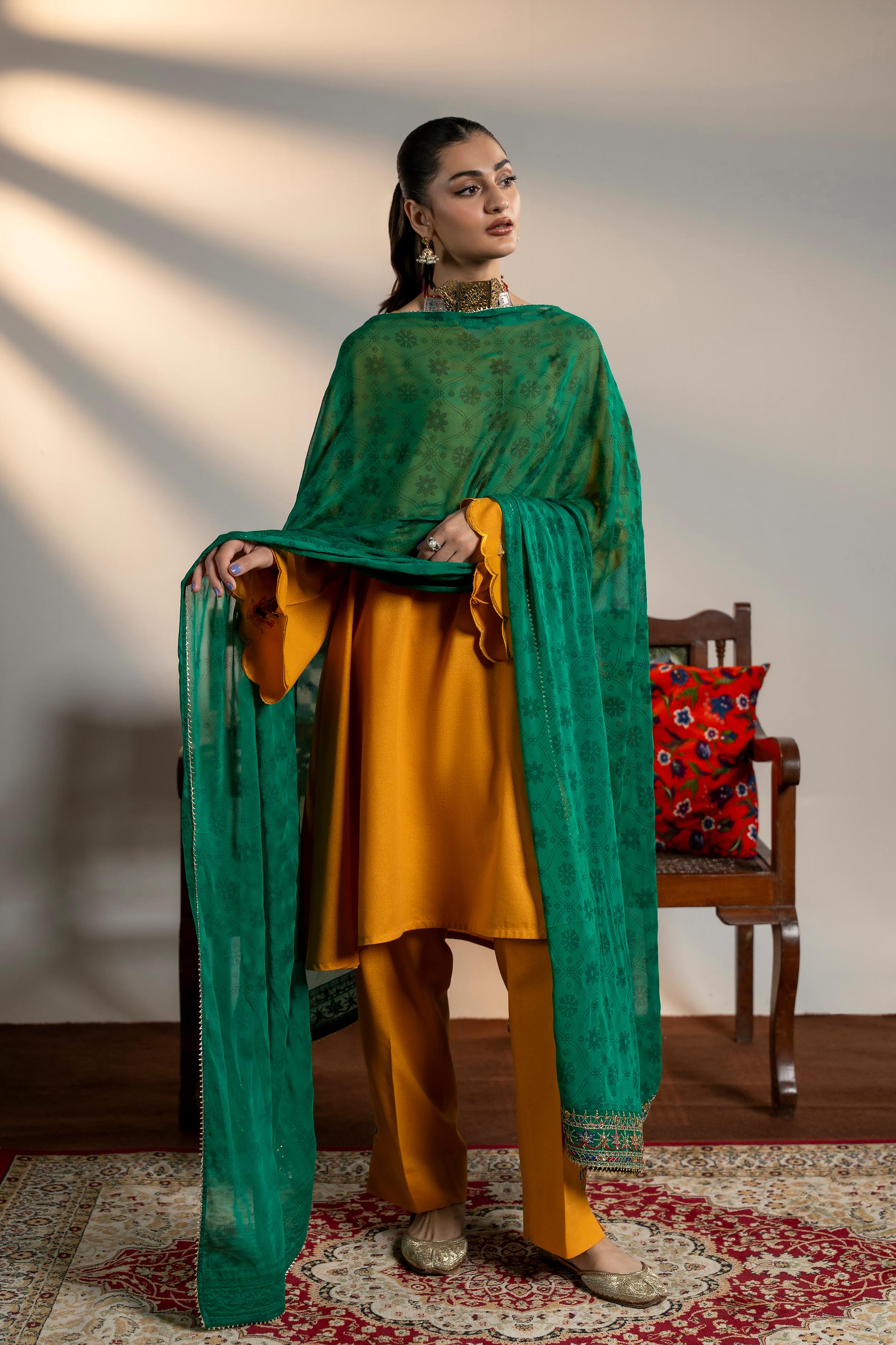 1 Piece Chiffon Dupatta (FZ0964)