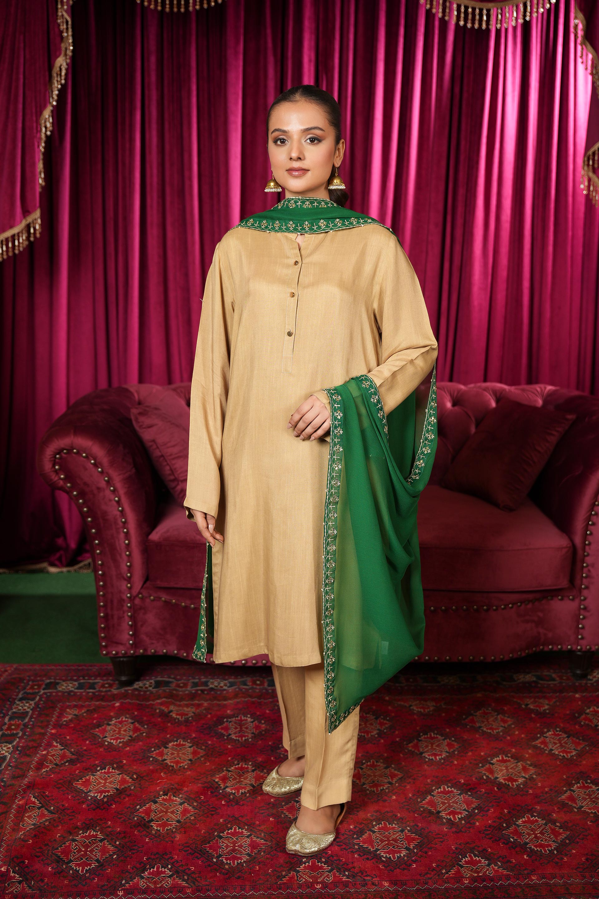 1 Piece Chiffon Dupatta (FZ0975)