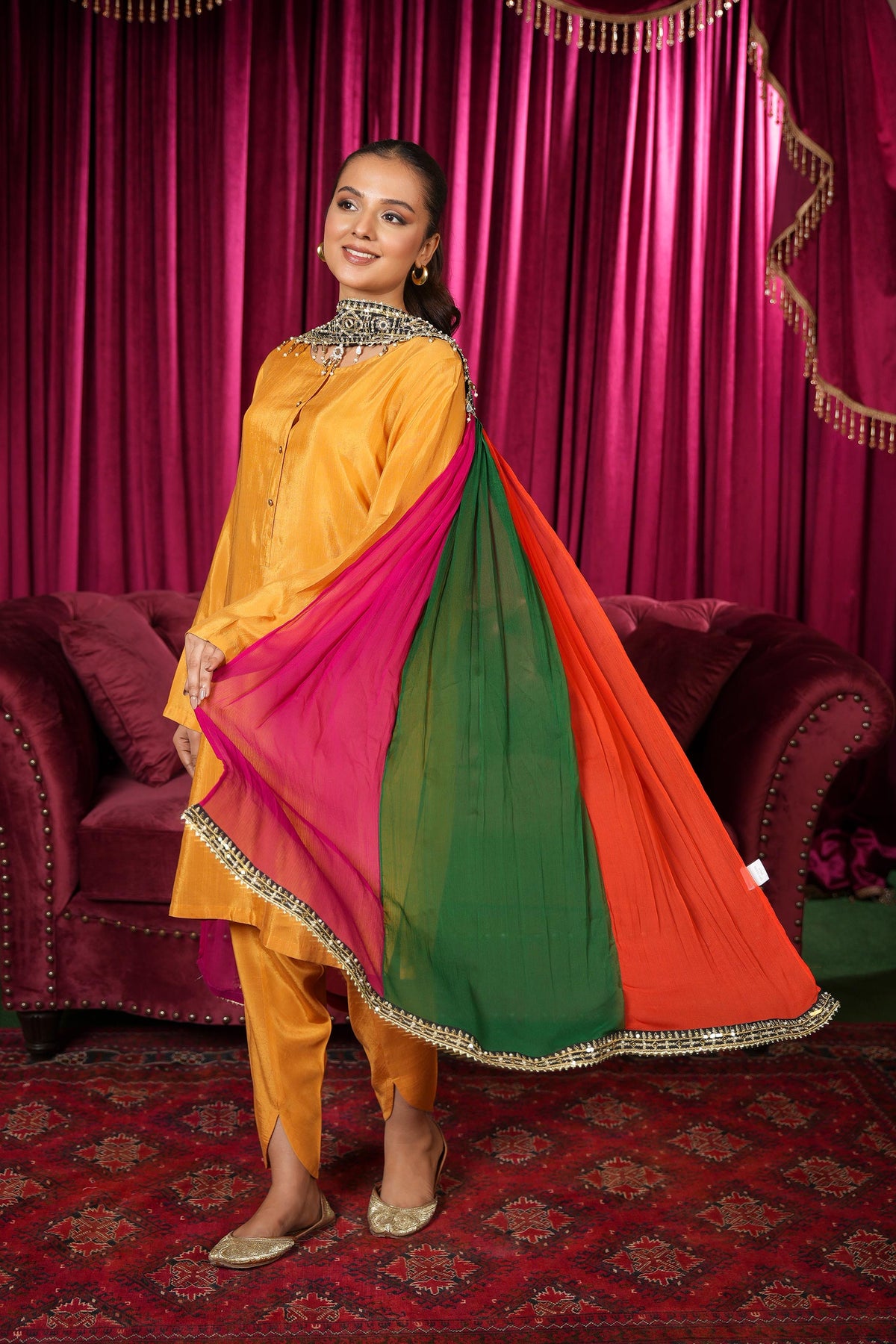 1 Piece Chiffon Dupatta (FZ0976)