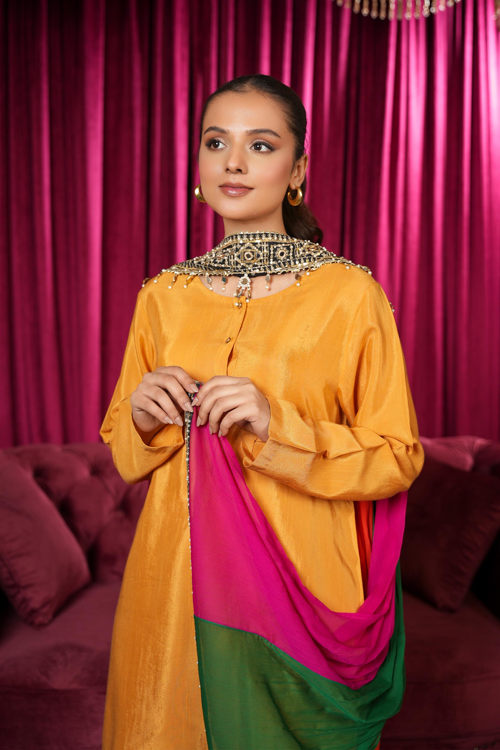 1 Piece Chiffon Dupatta (FZ0976)