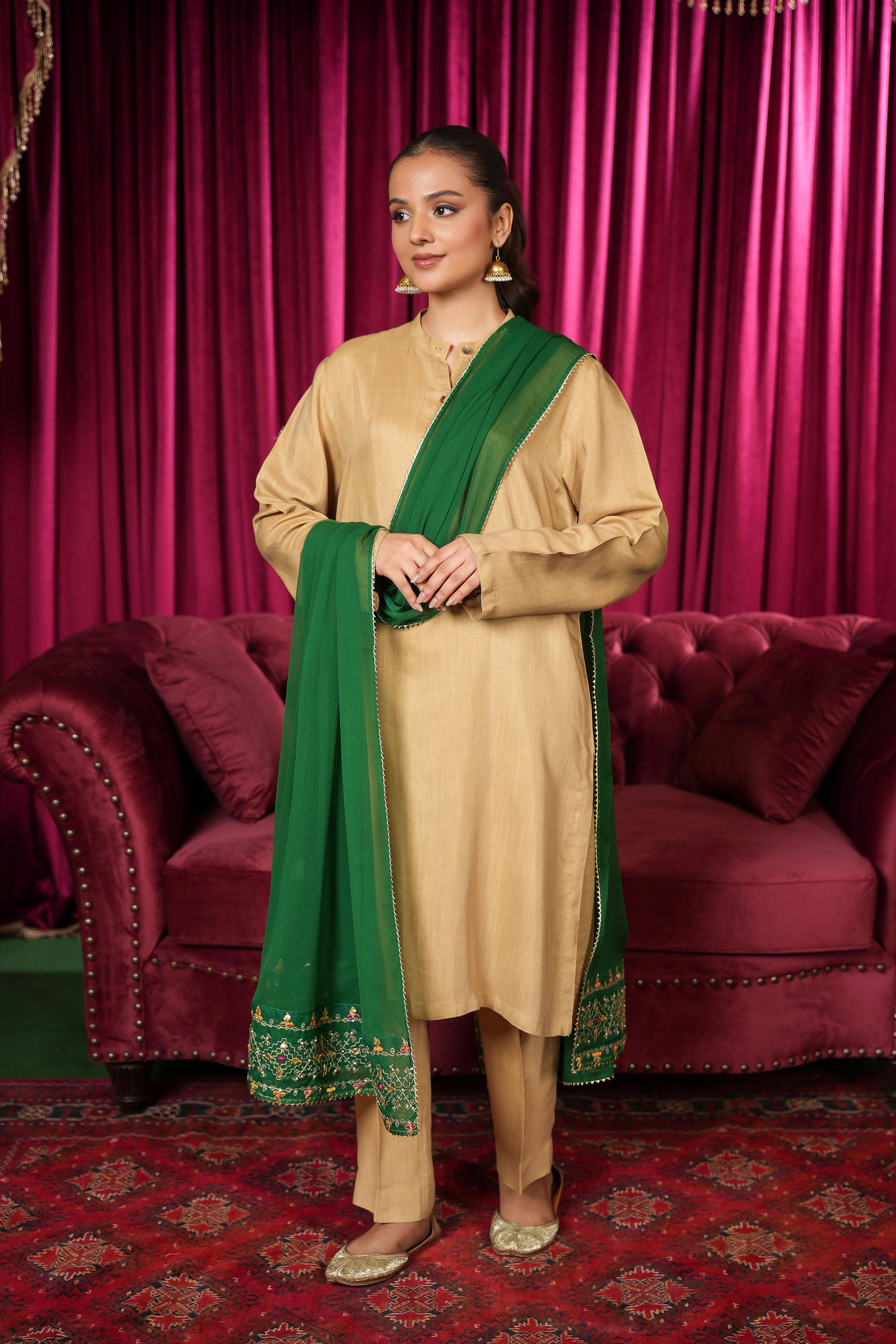 1 Piece Chiffon Dupatta (FZ0980)