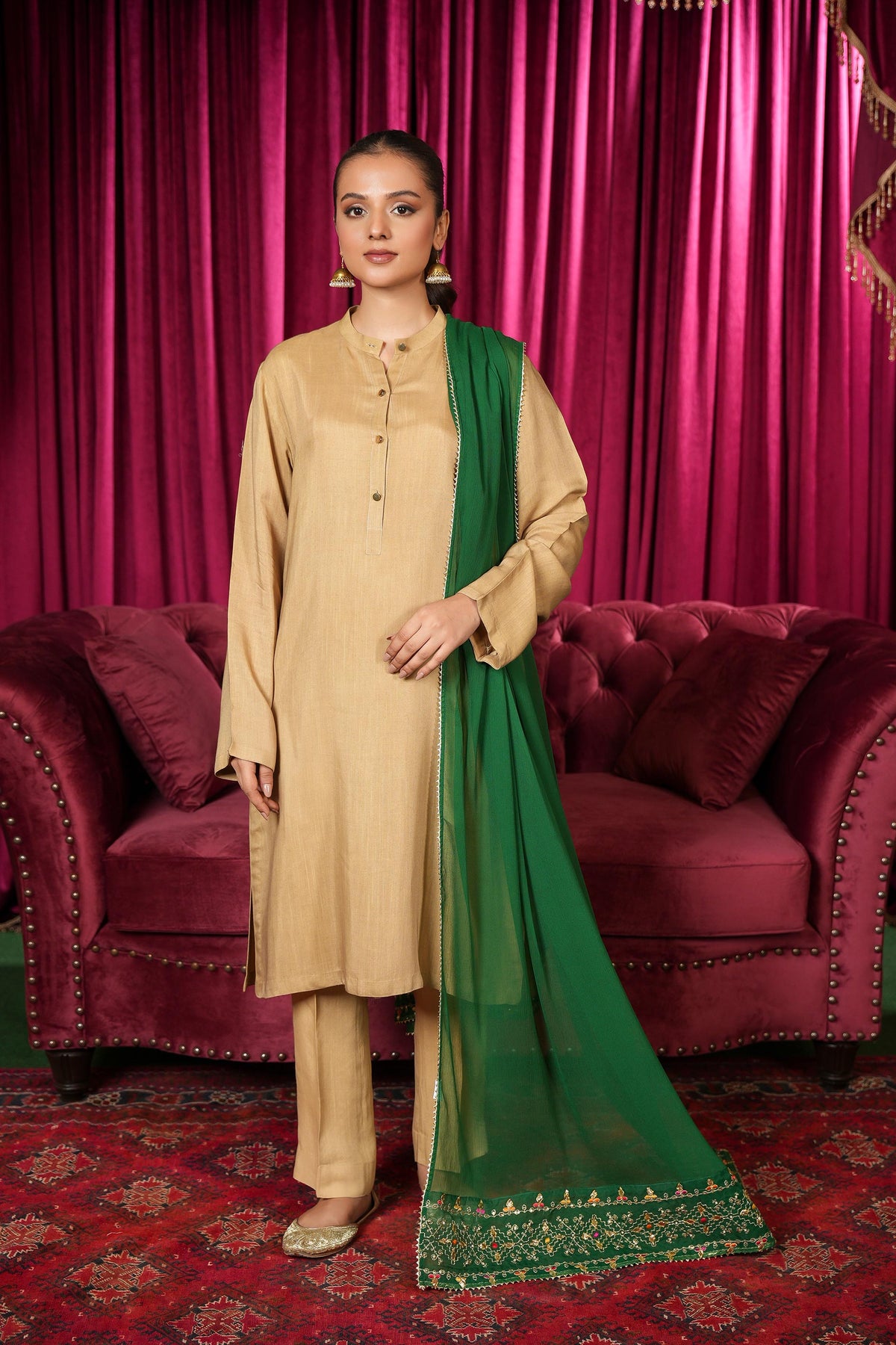 1 Piece Chiffon Dupatta (FZ0980)