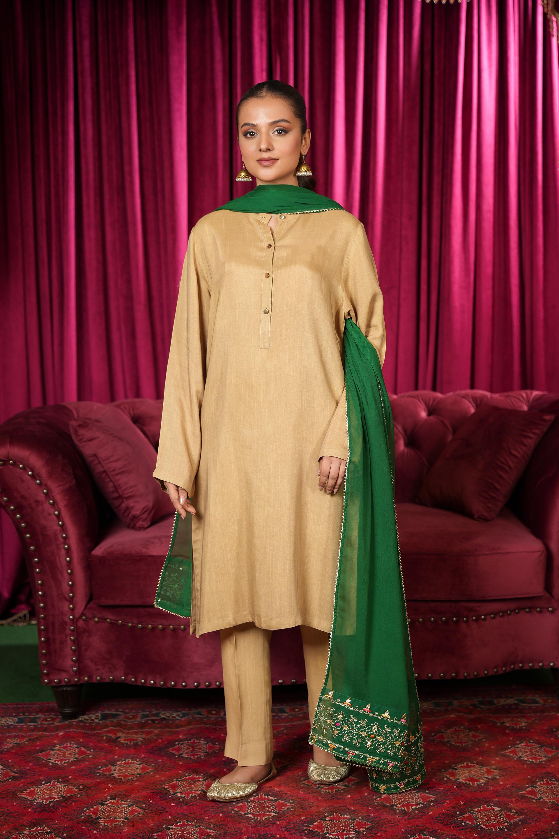 1 Piece Chiffon Dupatta (FZ0980)