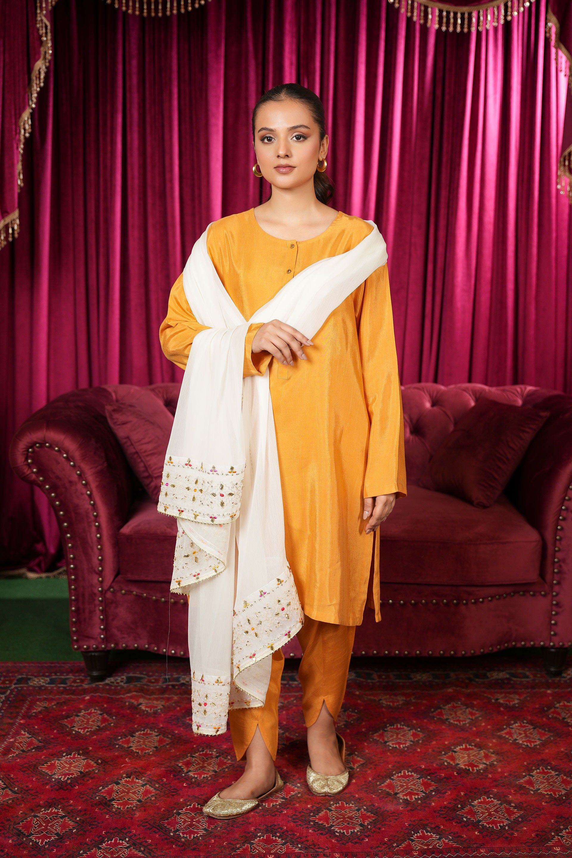 1 Piece Chiffon Dupatta (FZ0981)