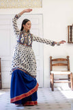 Traditional Emb: 1 Piece Frock in Multi Lawn (CR3250)