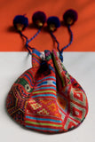 Rug Potli in Multi coloured Slub Khaddar fabric 3
