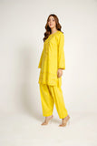 Lemon Yellow: 2 Piece Suit in Yellow Lawn (CR3245)