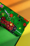 Embroidered Motifs in Multi coloured Printed Lawn fabric 3