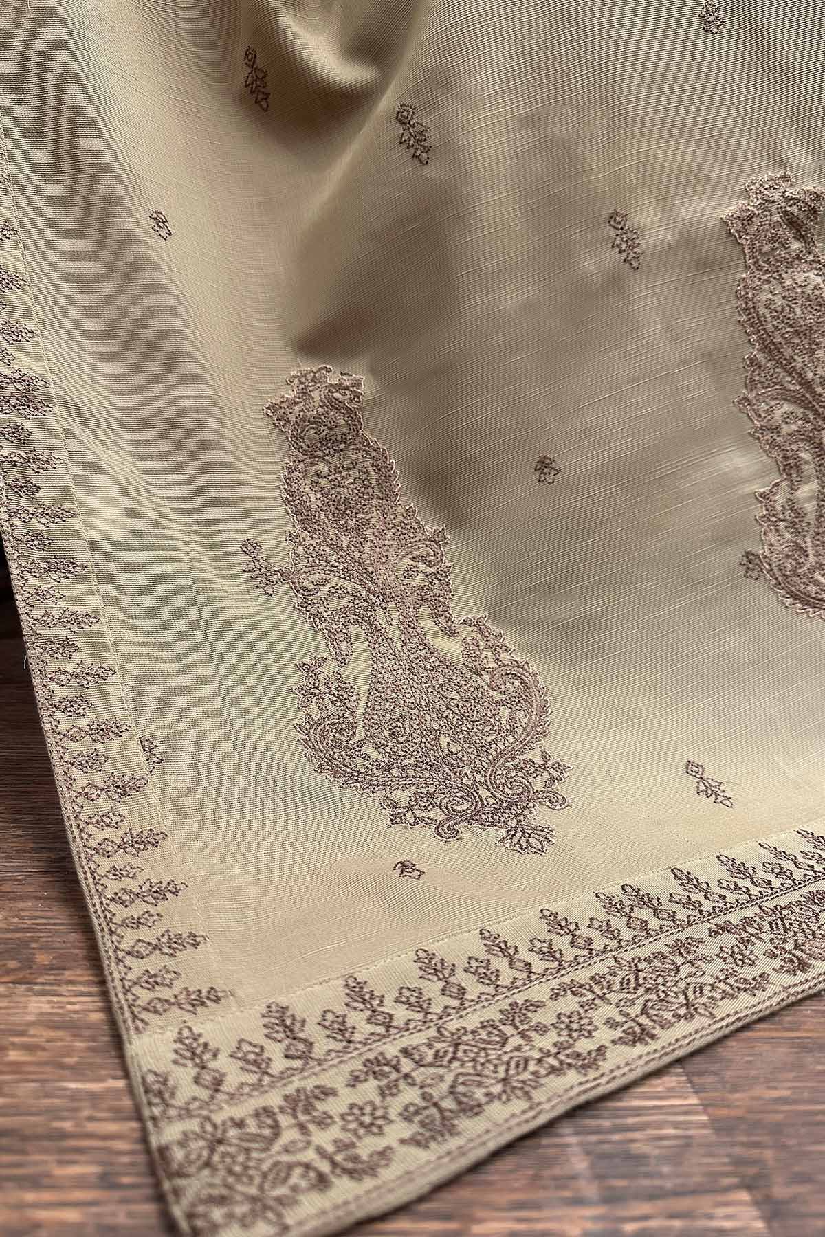 Brown Paisley Shawl Coo (CZ3167)