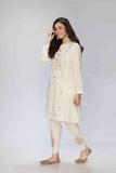 Pearl Sheesha 1: 1 Piece Frock in Off White Lawn (CR2962)