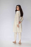 Pearl Sheesha 1: 1 Piece Frock in Off White Lawn (CR2962)