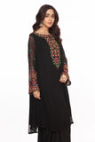 Wool Funk in Black coloured Pak Chiffon fabric 2