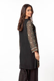 Boxy Kurta 1 in Black coloured Pak Chiffon fabric 3