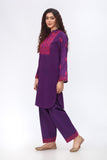 Ethnic Vibe in Purple coloured Lawn fabric 2