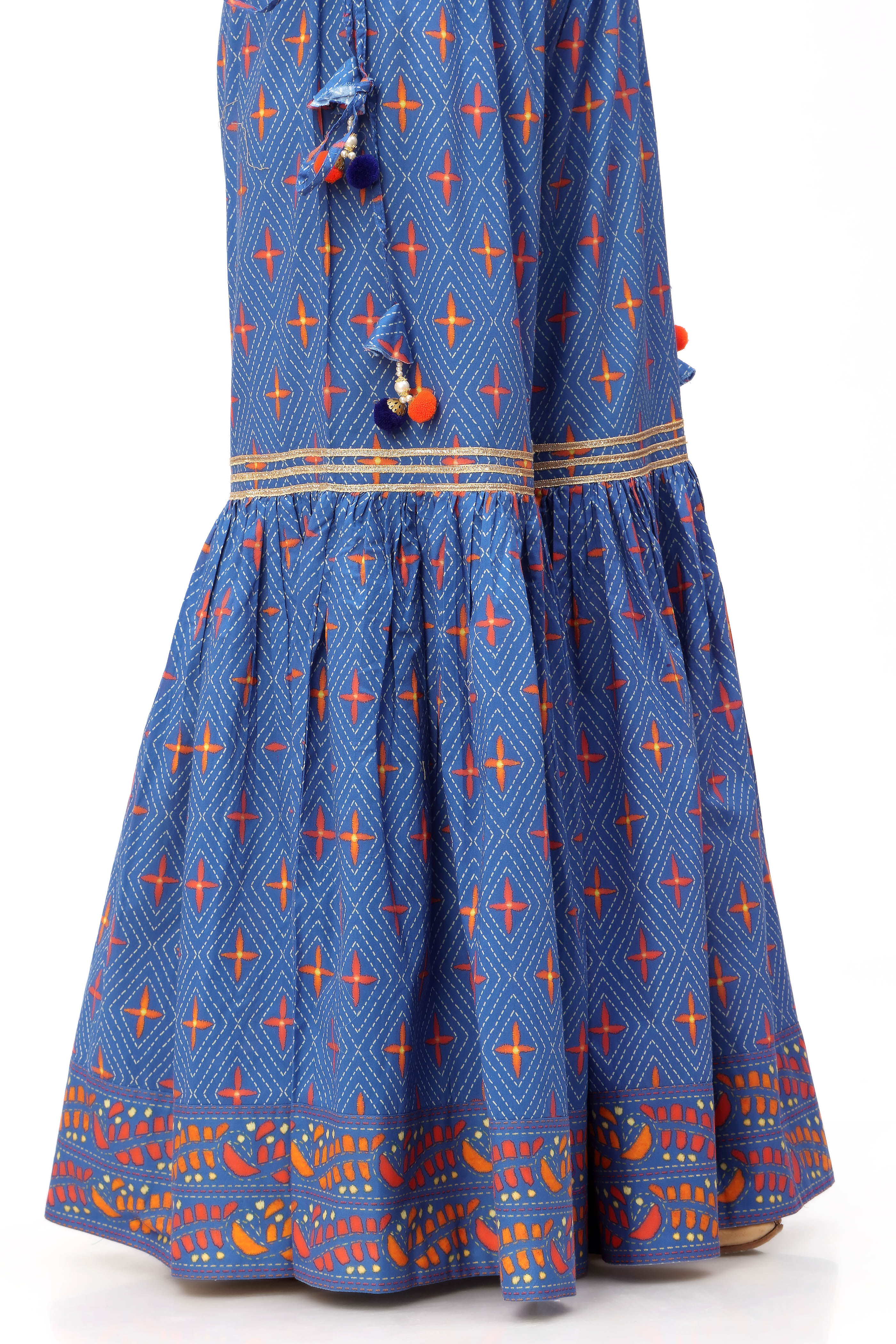 1 Piece Cambric Gharara (CZ2651)