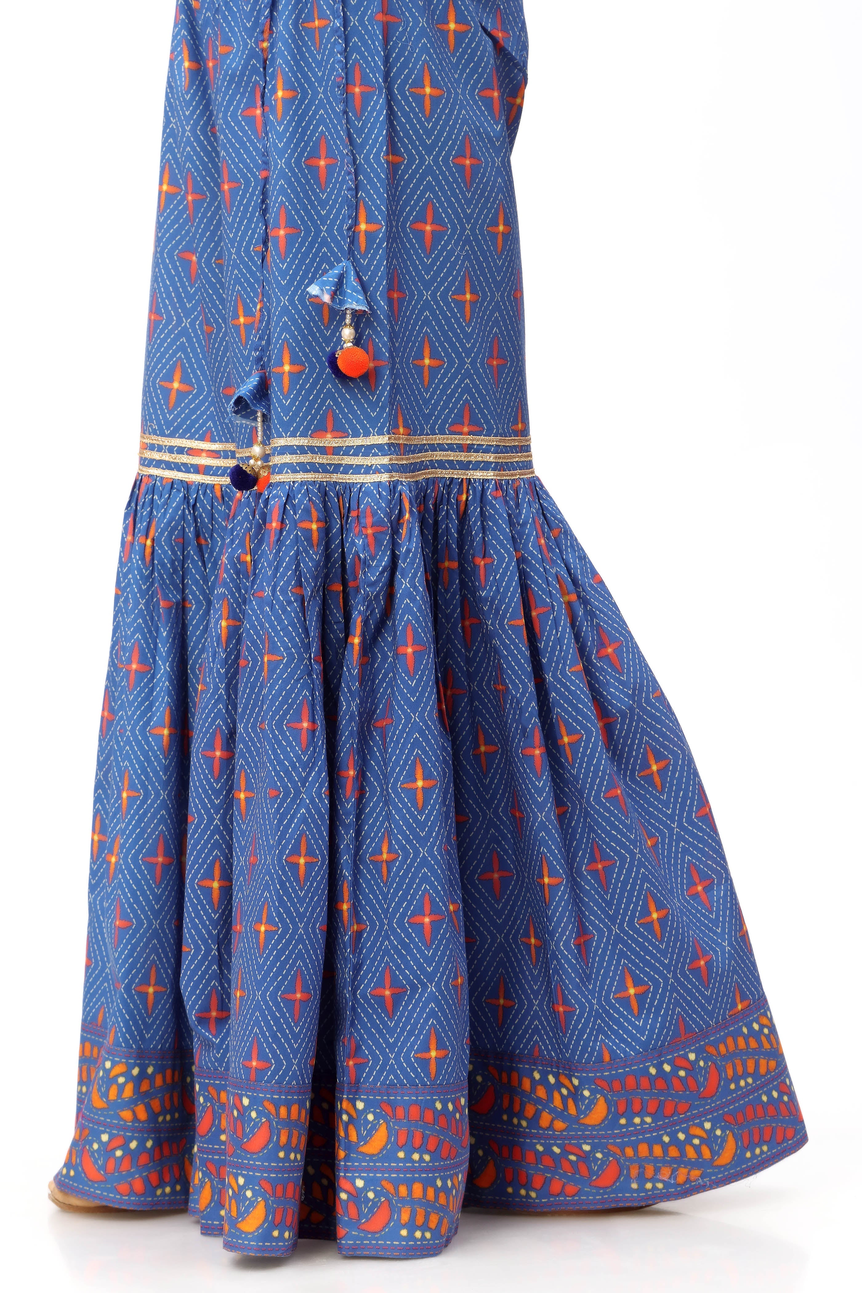 1 Piece Cambric Gharara (CZ2651)