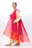 Chatta Patti Dupatta in Pink coloured Pak Chiffon Printed fabric 2
