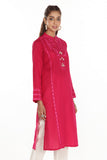 Self Paisley 2 in Pink coloured Lawn Karandi fabric 2