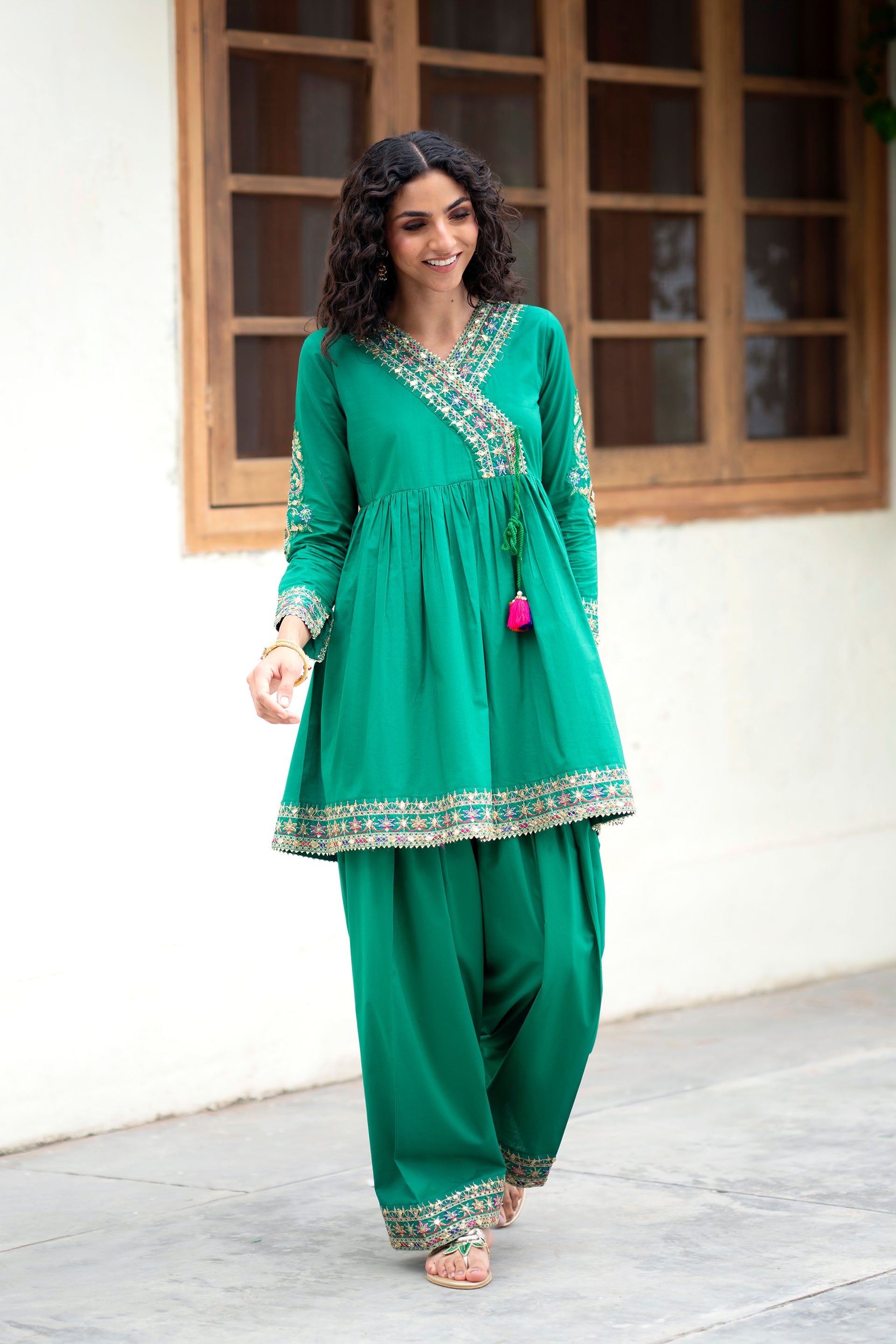 1 Piece Cambric Frock (CR3521)