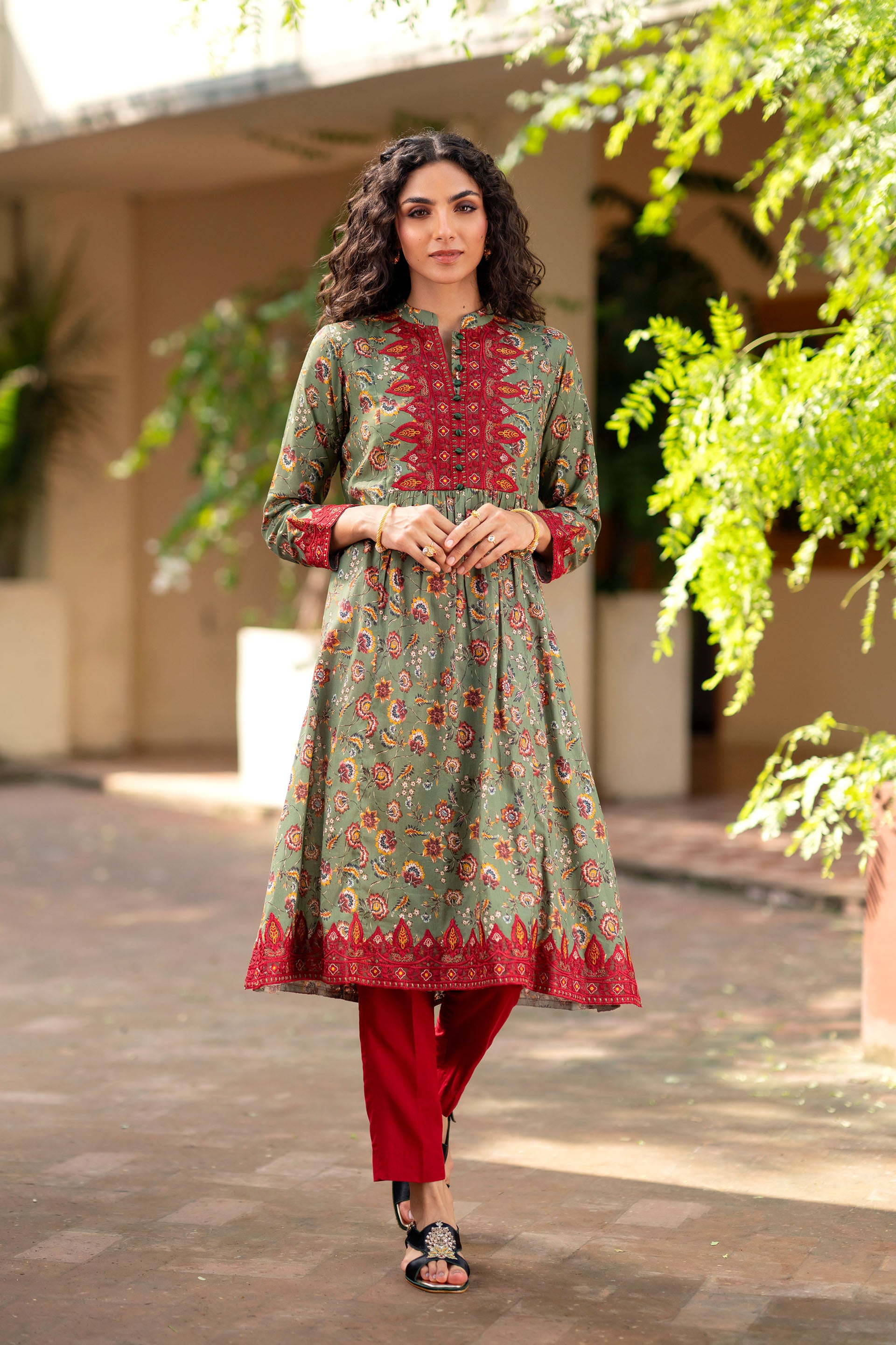 1 Piece Cambric Frock (TR1170)