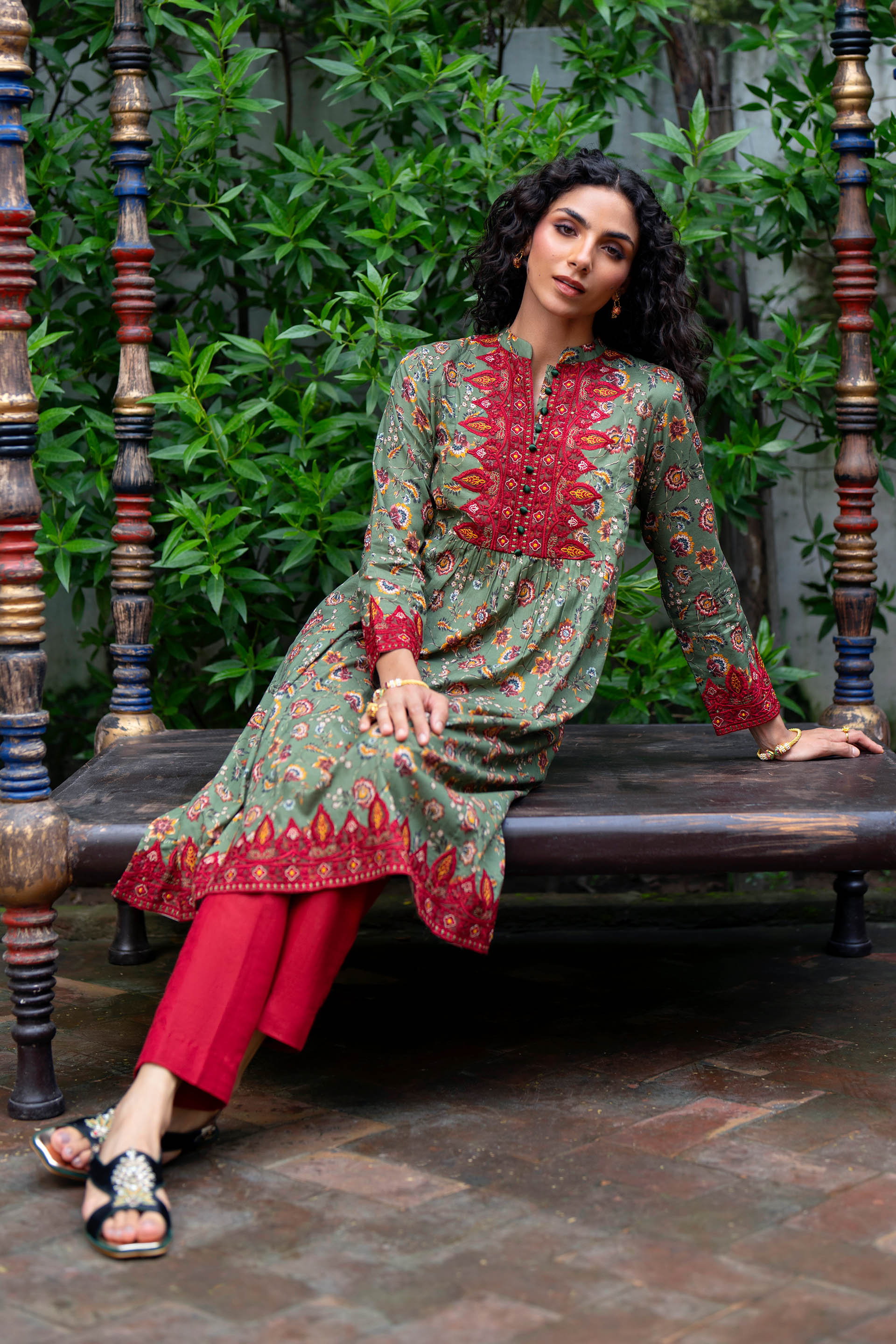 1 Piece Cambric Frock (TR1170)