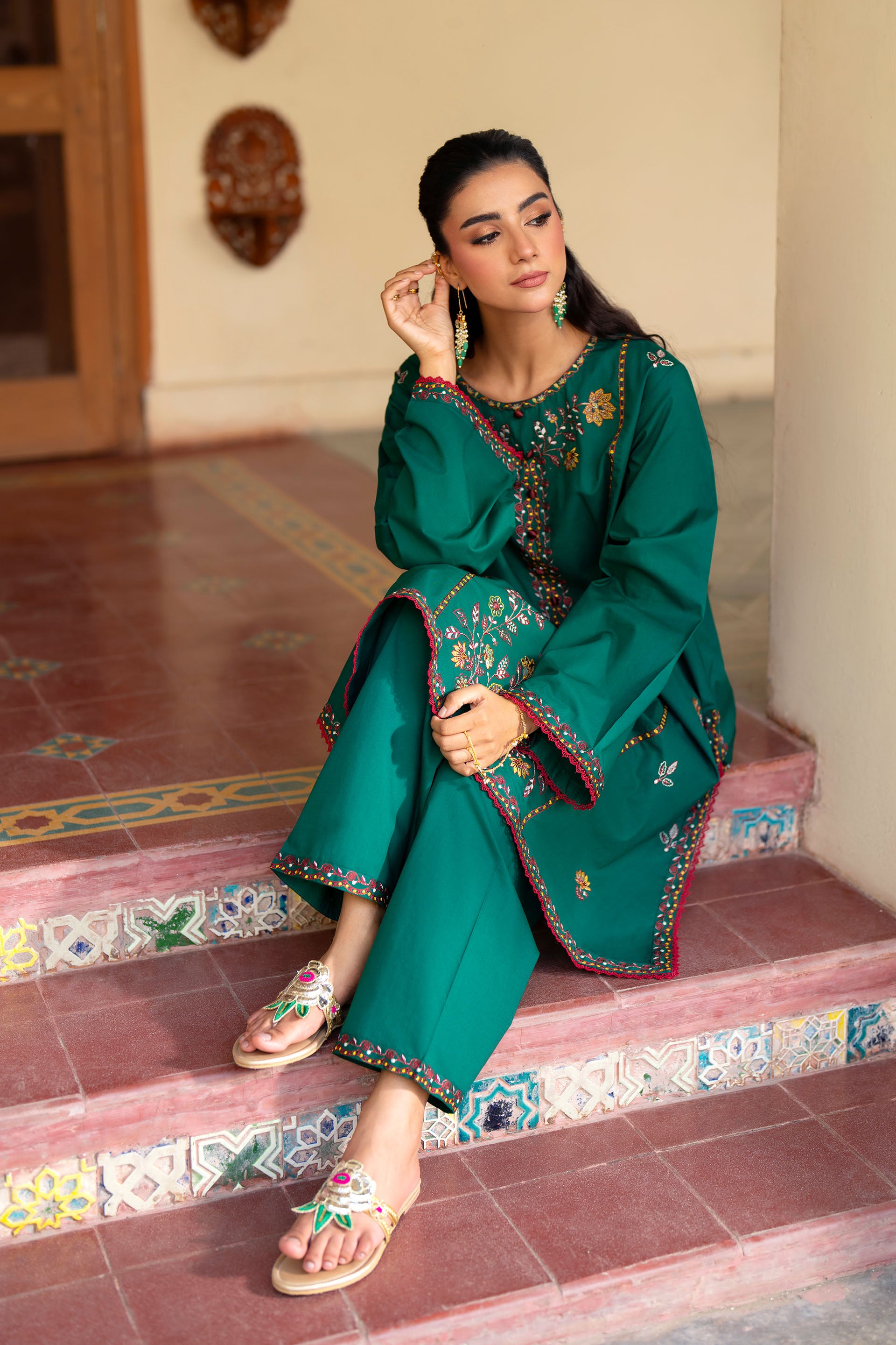 2 Piece Cambric Suit (CR3360)
