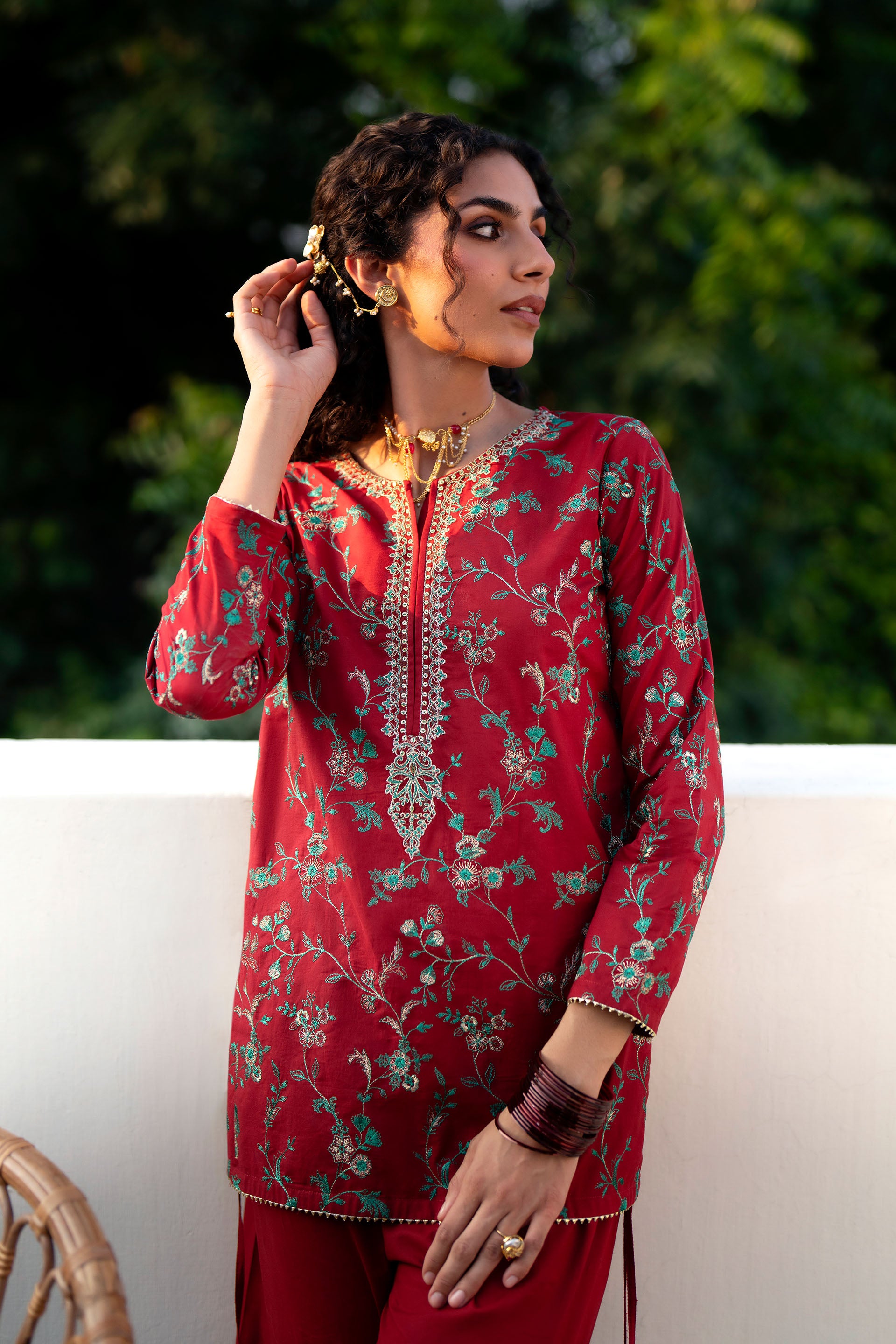 2 Piece Cambric Suit (CR3516)
